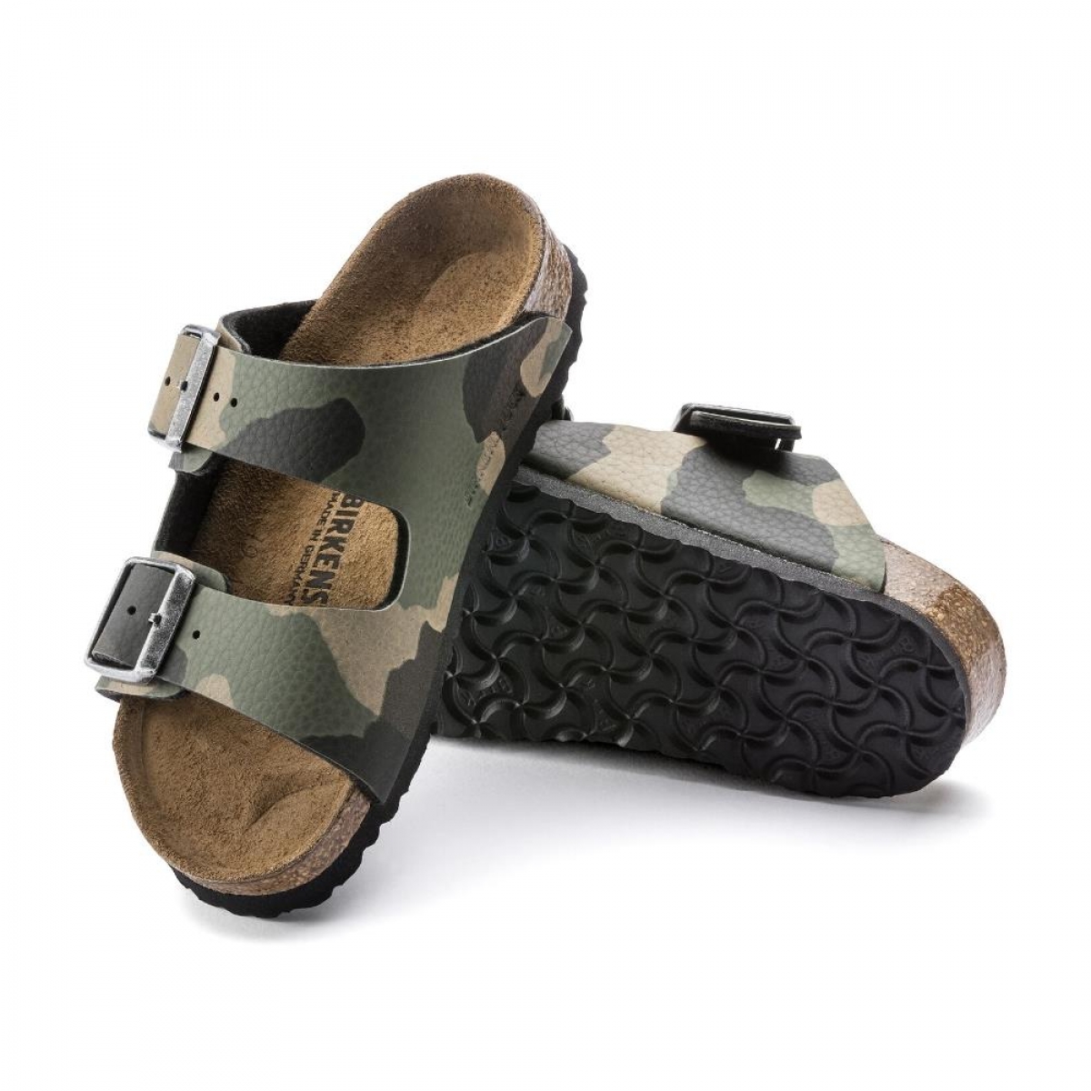 birkenstock arizona desert soil camo