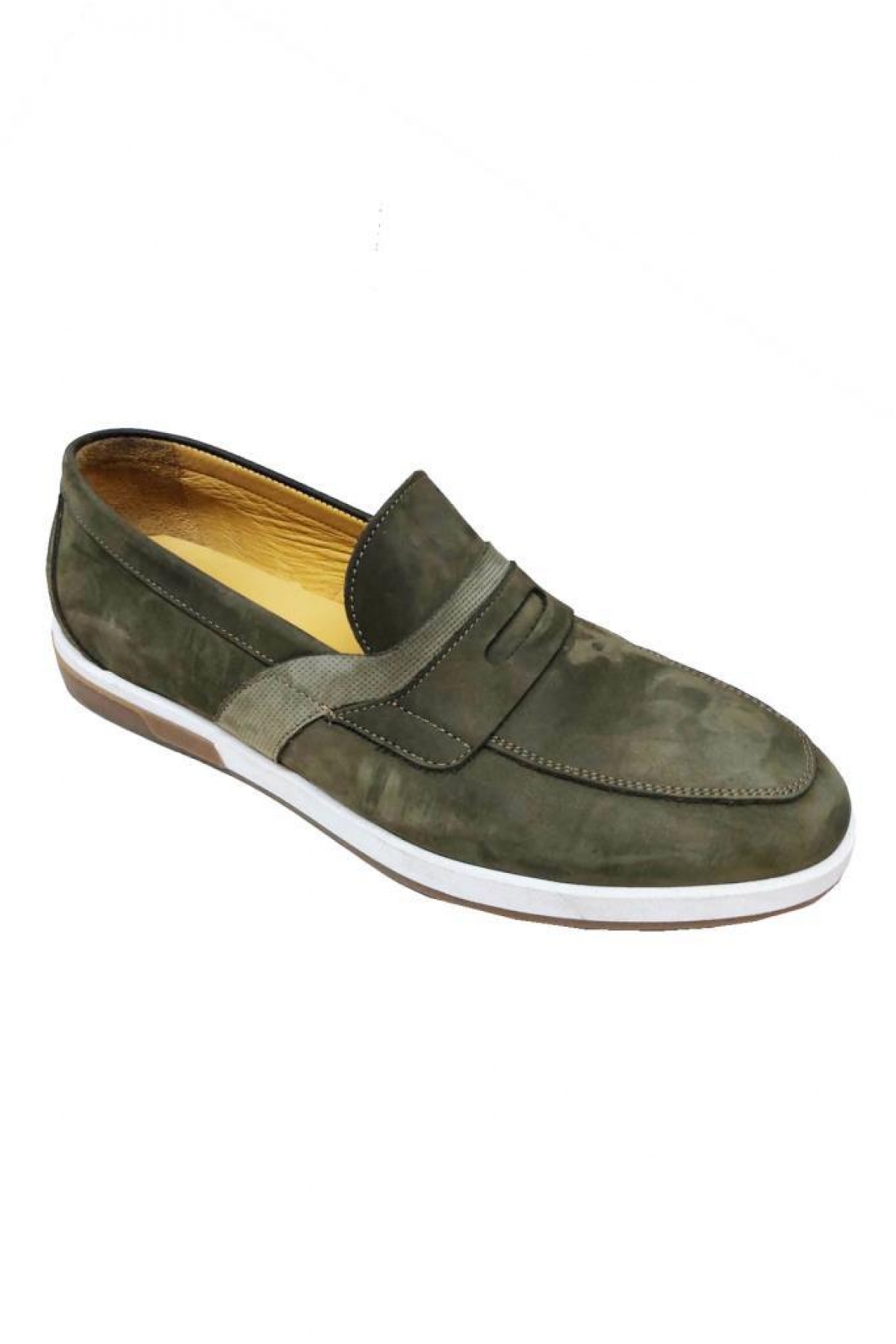 106005-255 Hakiki Nubuk Deri Erkek Ayakkabı - Görsel 2