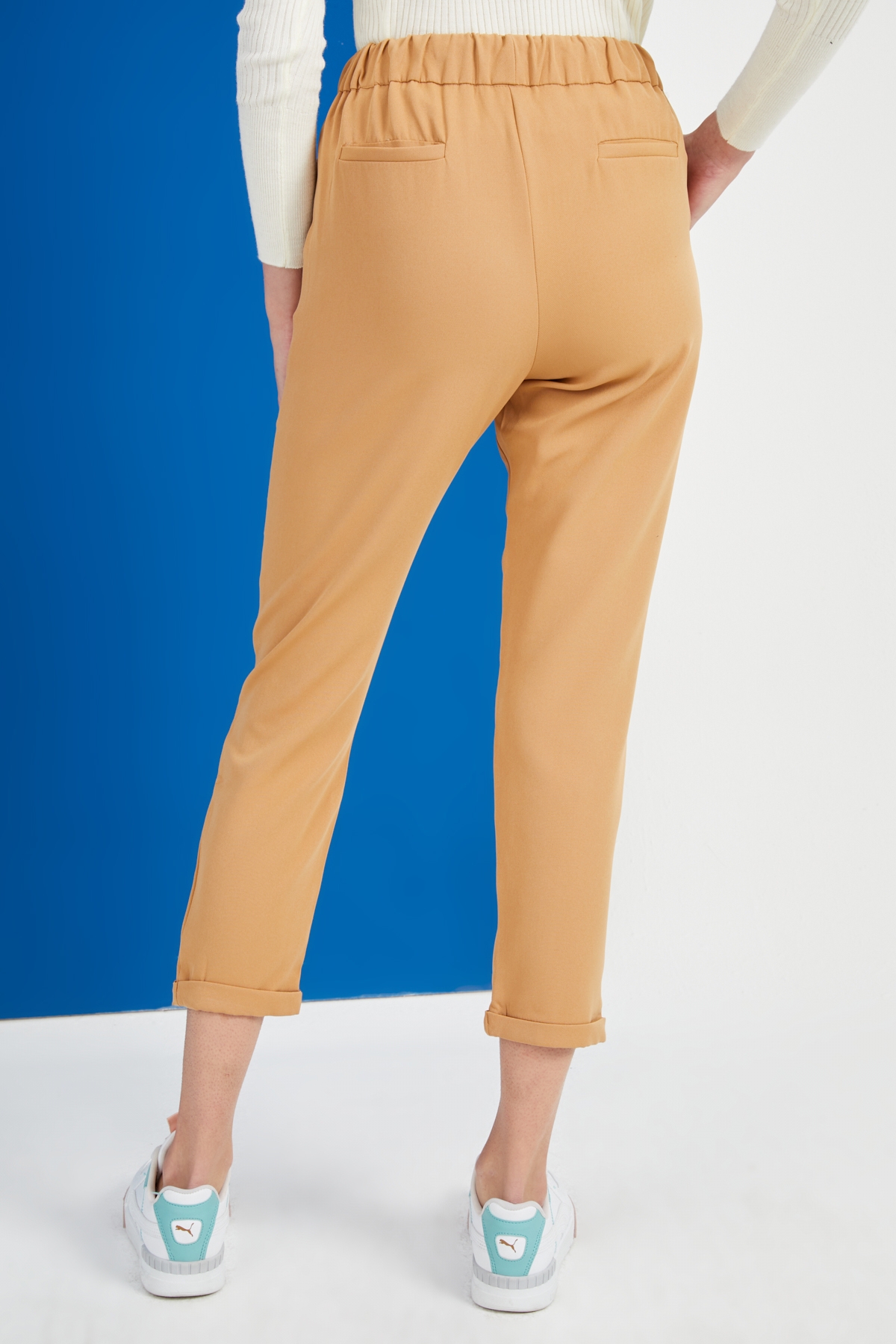 WOMEN FASHION Trousers Slacks Skinny Bershka slacks discount 94% Yellow 36                  EU slim 