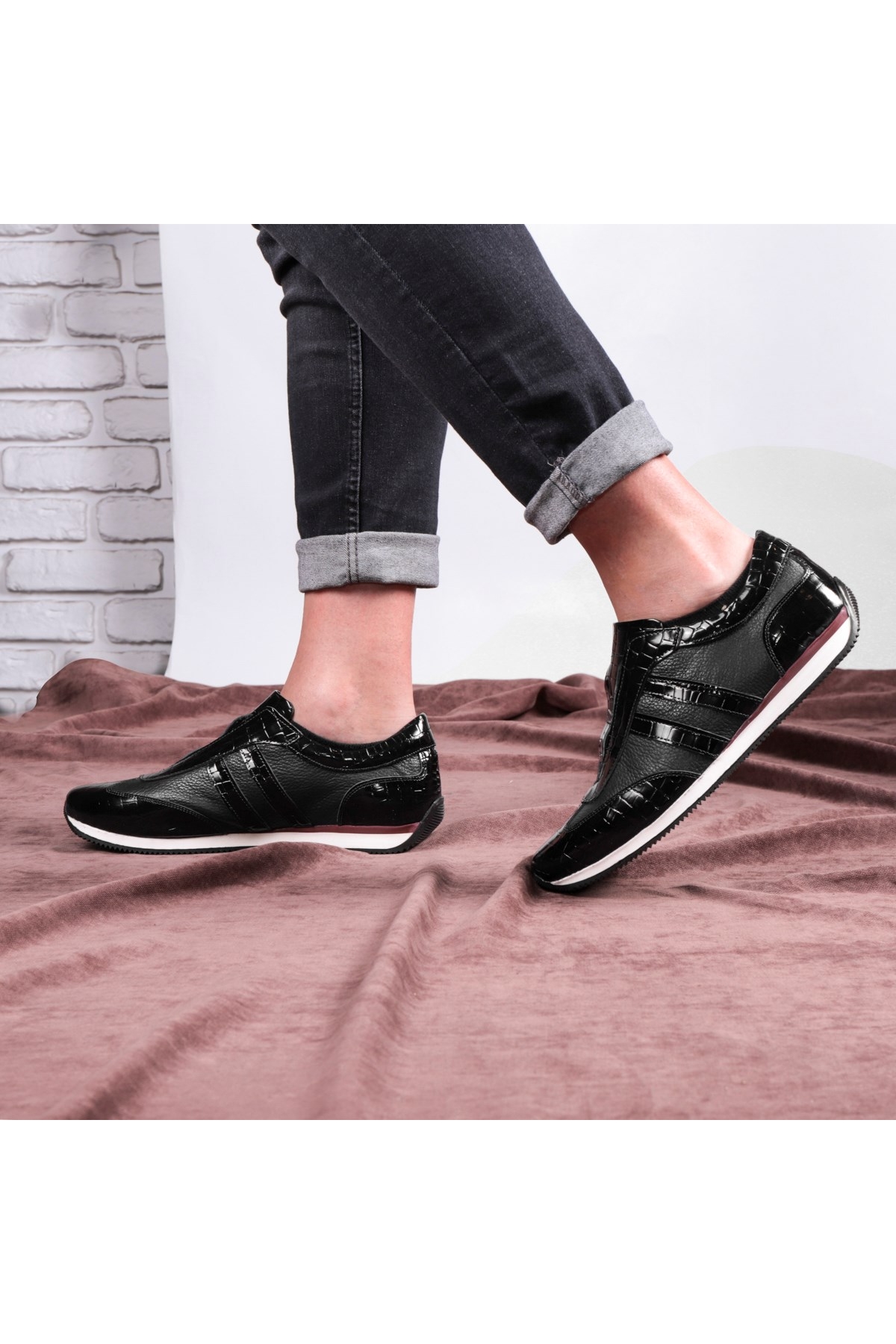 Swanky Hakiki Deri Erkek Günlük Ayakkabı - Görsel 3