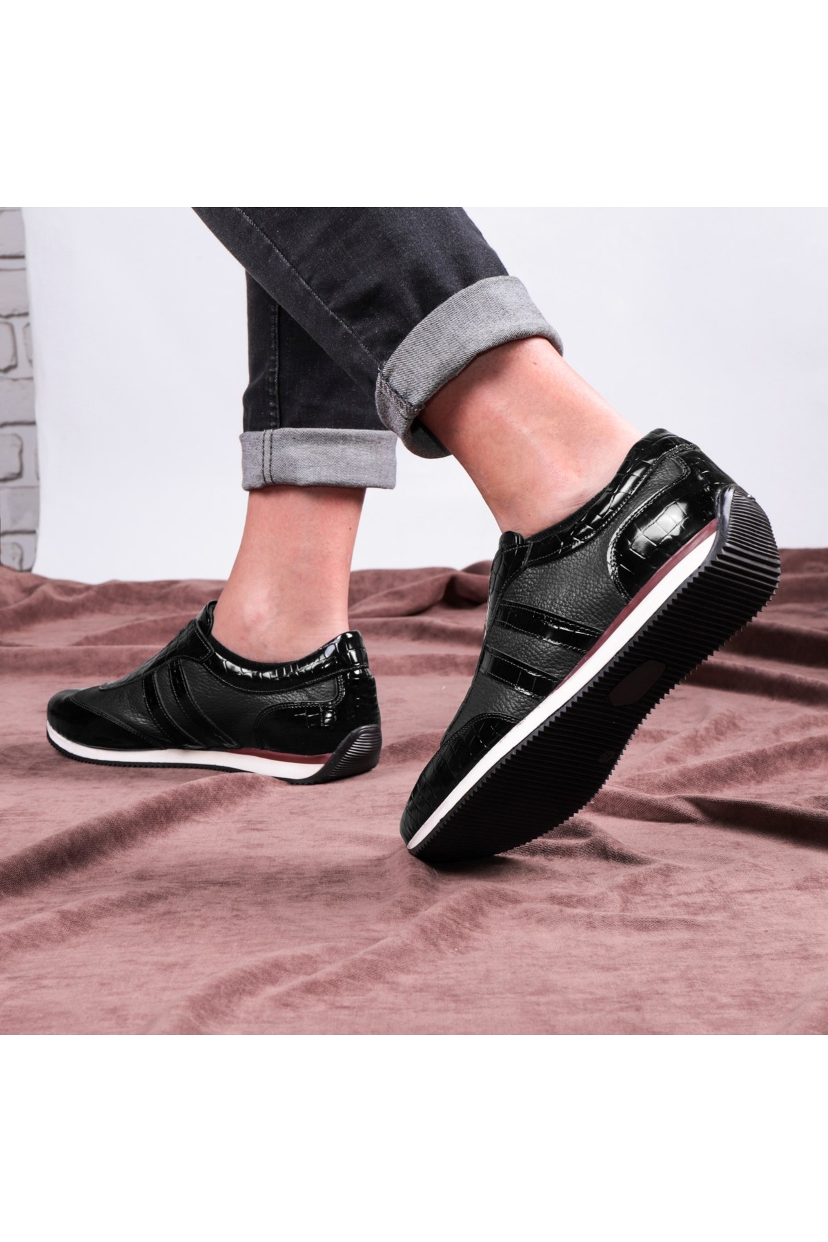 Swanky Hakiki Deri Erkek Günlük Ayakkabı - Görsel 4
