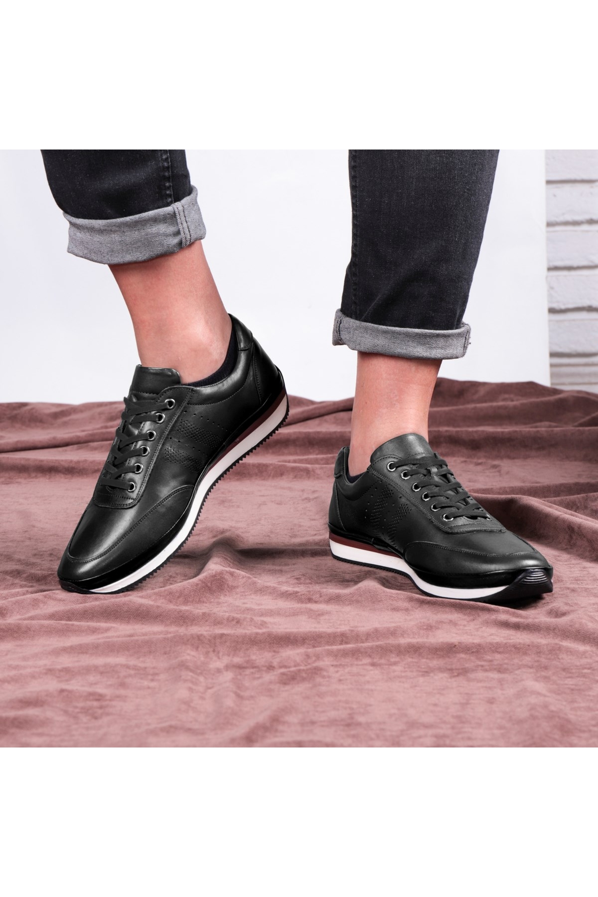 Fagola Hakiki Deri Erkek Günlük Ayakkabı, Casual Ayakkabı, %100 Deri Ayakkabı, 4 Mevsim - Görsel 2