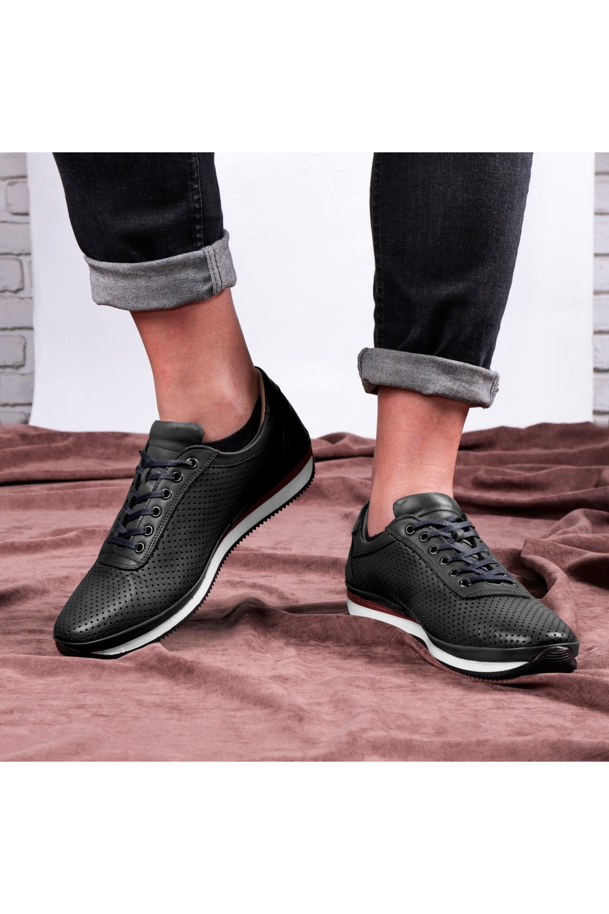 Pointed Hakiki Deri Erkek Günlük Ayakkabı - Görsel 2
