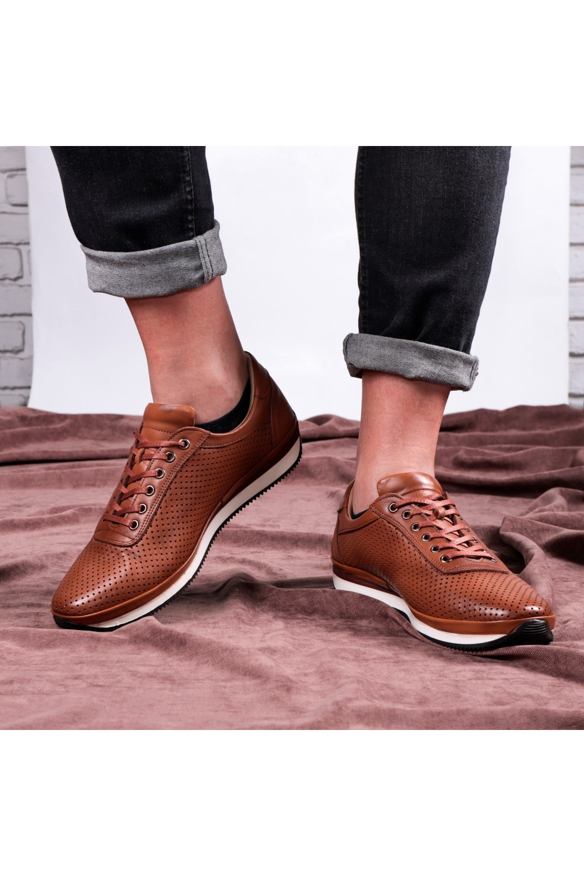 Pointed Hakiki Deri Erkek Günlük Ayakkabı - Görsel 2