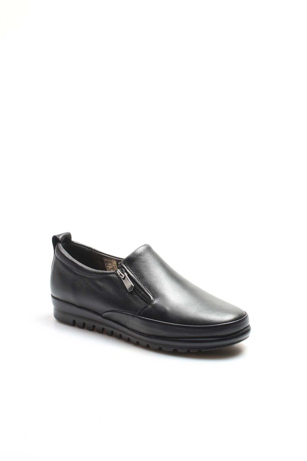 Hakiki Deri Kadın Casual Ayakkabı 881ZA1085 - Görsel 5