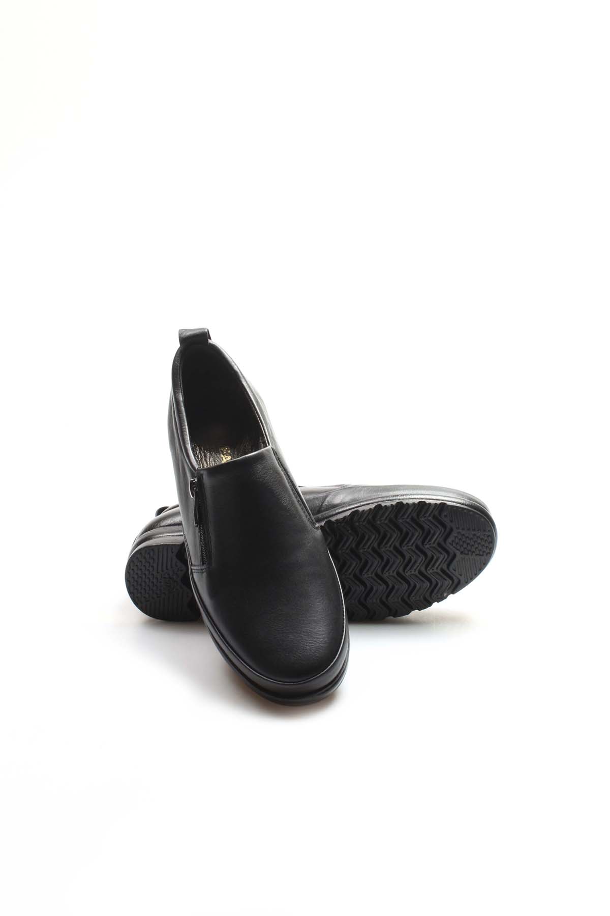 Hakiki Deri Kadın Casual Ayakkabı 881ZA1085 - Görsel 6