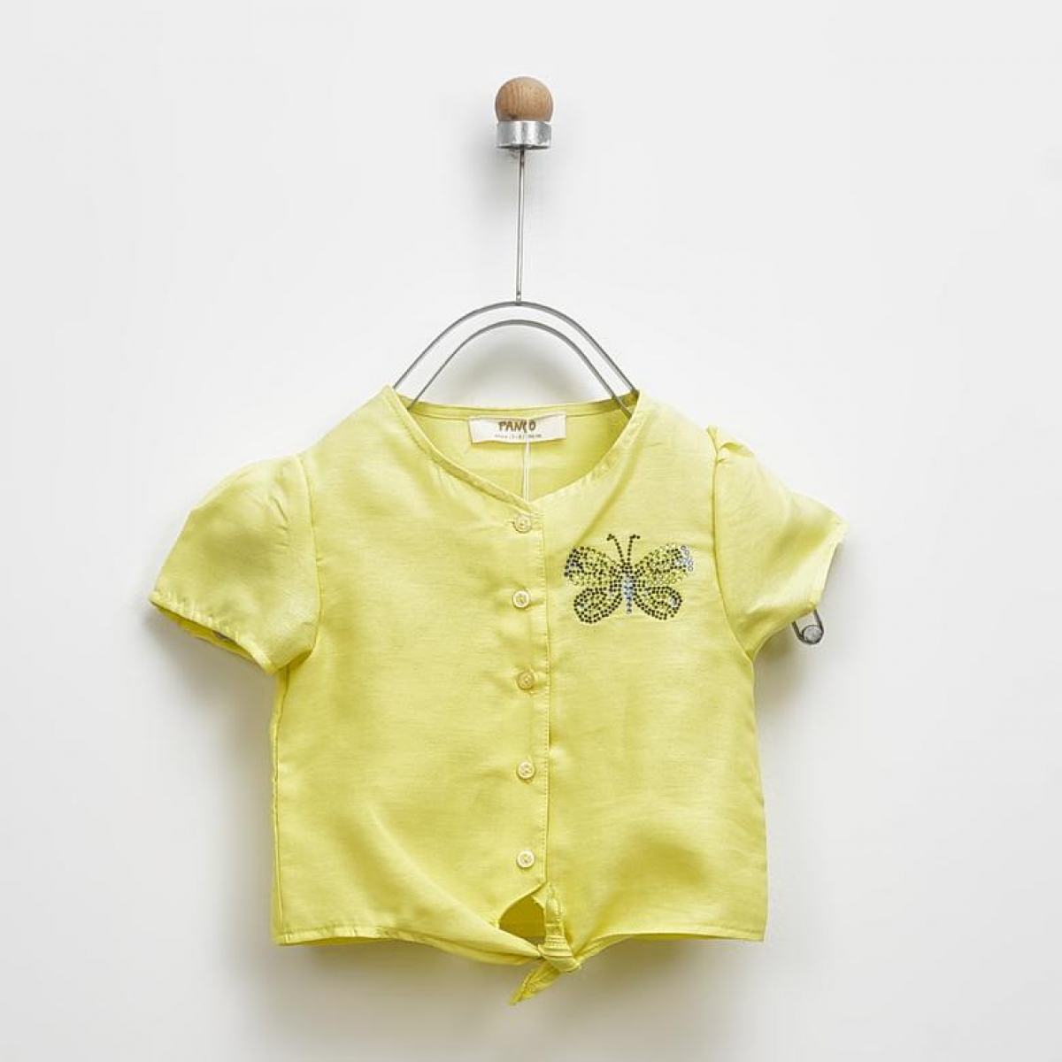 PANÇO Bluz 2Kız Çocuk Sarı