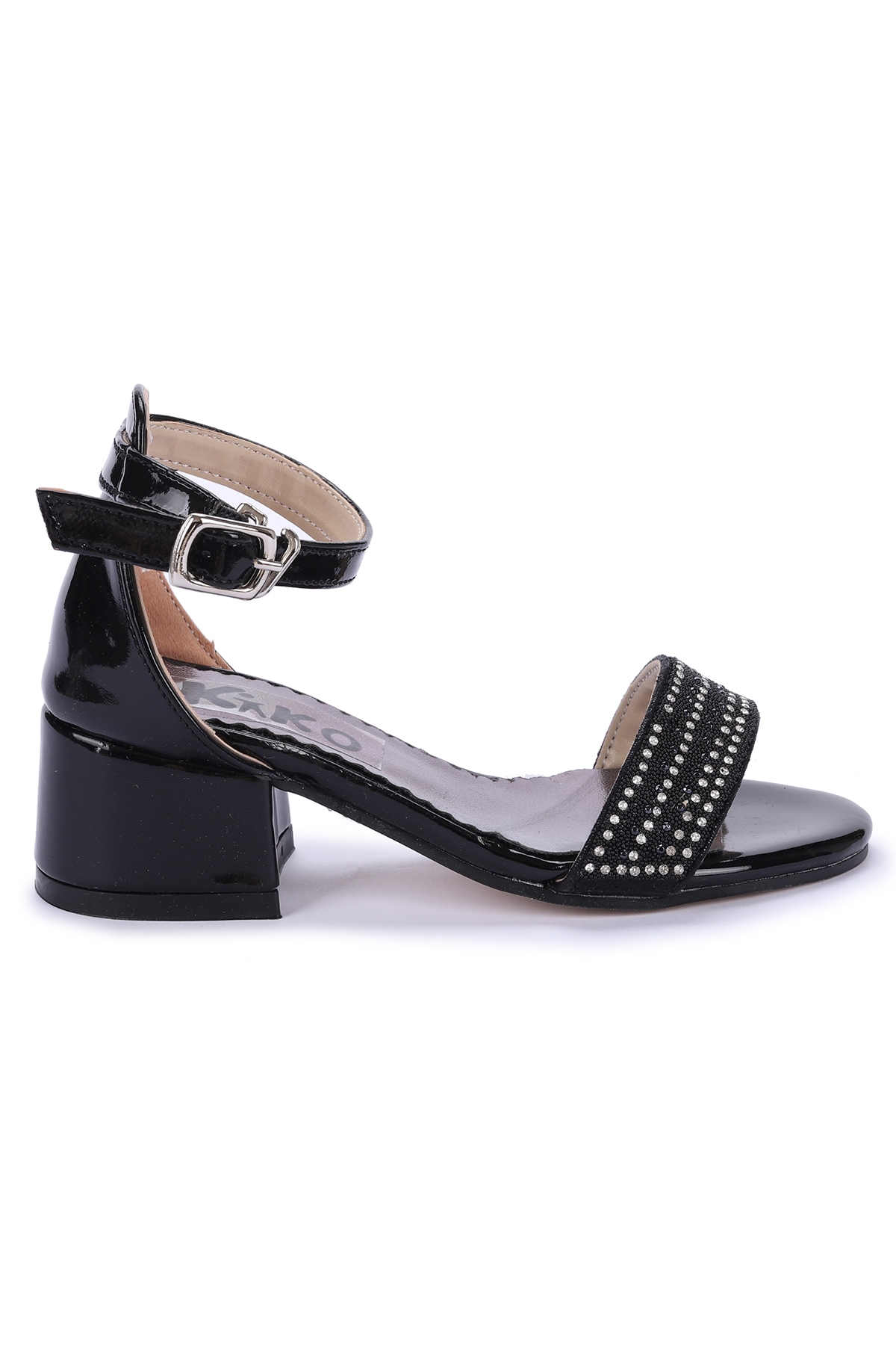 Ellinor Günlük Kız Çocuk 4 Cm Topuklu Abiye Ayakkabı Siyah - Görsel 5