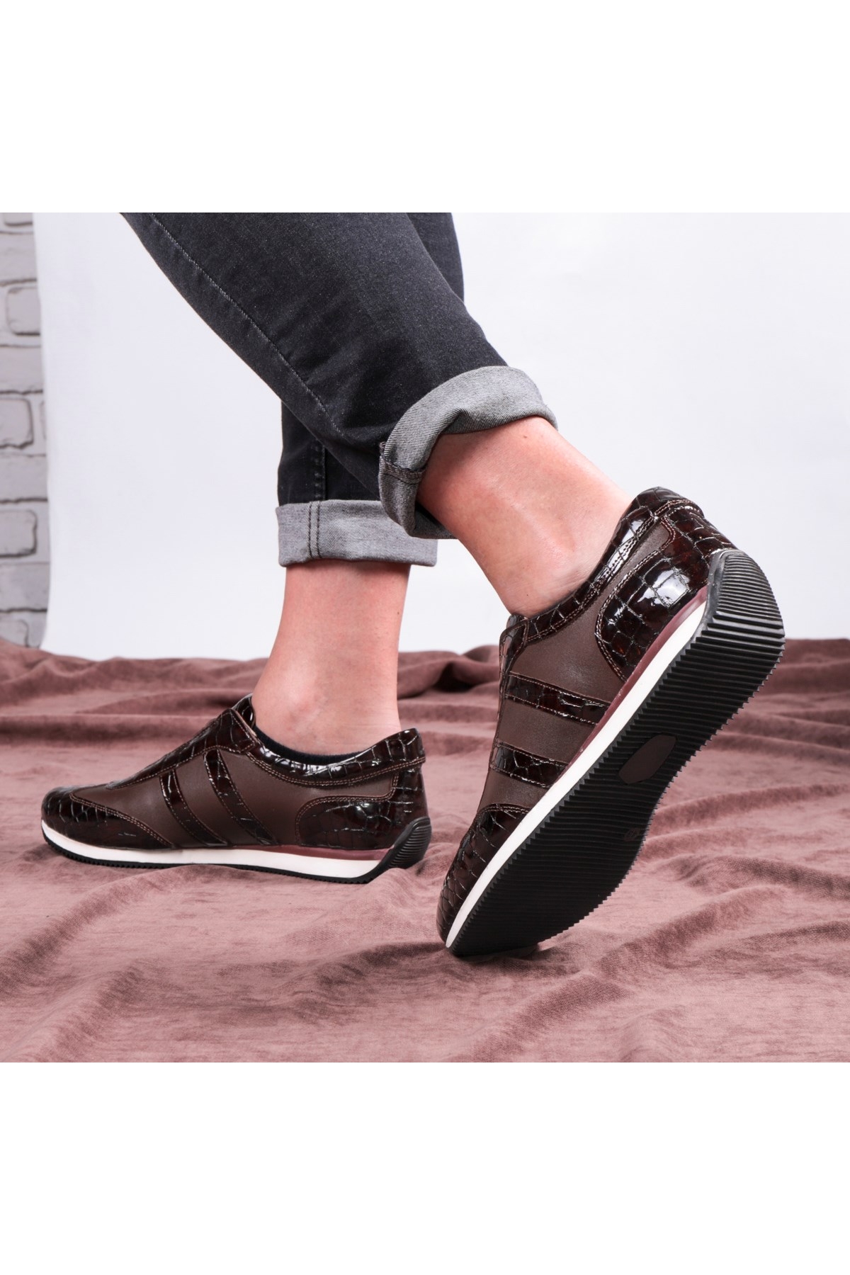 Swanky Hakiki Deri Erkek Günlük Ayakkabı - Görsel 3