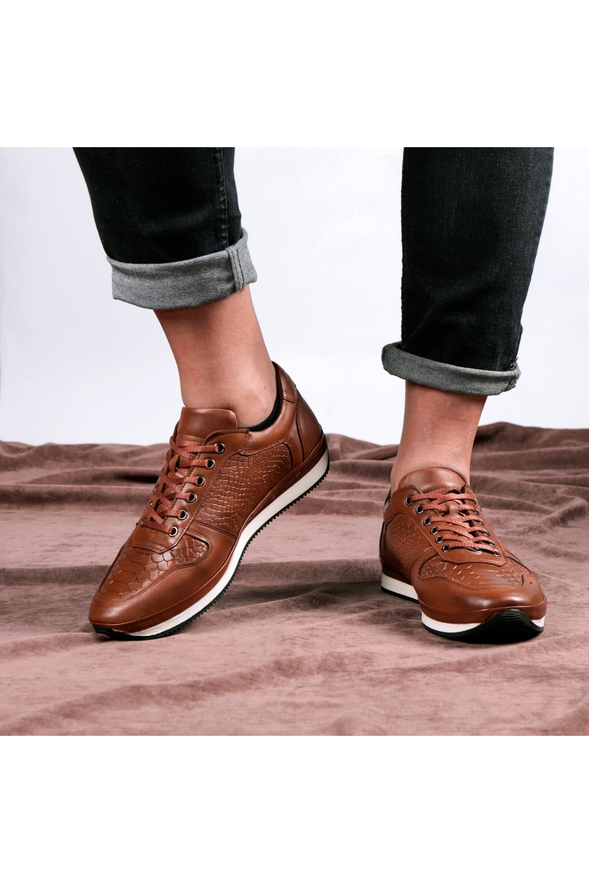 Ageo Hakiki Deri Erkek Günlük Ayakkabı - Görsel 2