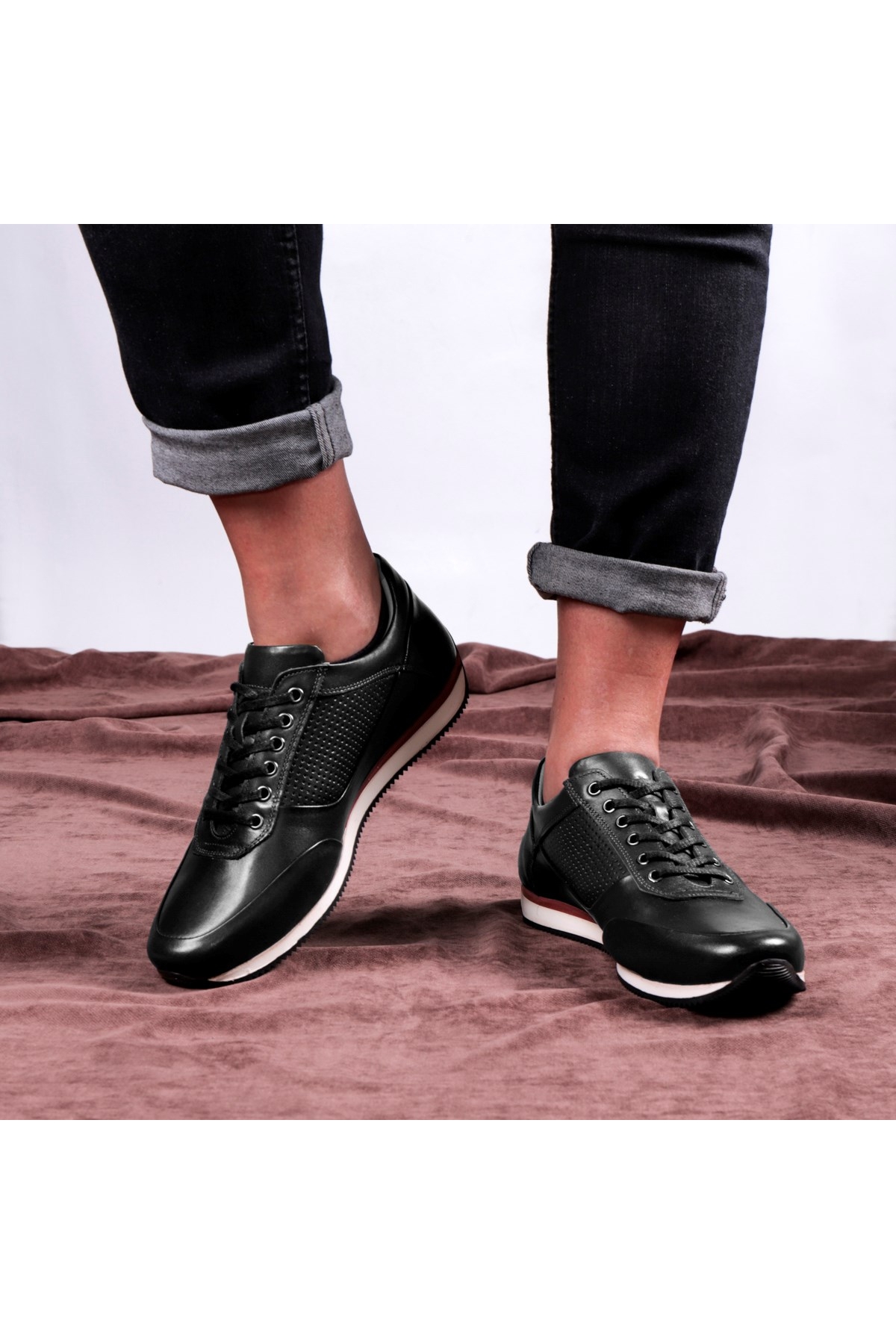 Ducavelli Showy Hakiki Deri Erkek Günlük Ayakkabı, Casual Ayakkabı, %100 Deri Ayakkabı, 4 Mevsim - Görsel 2