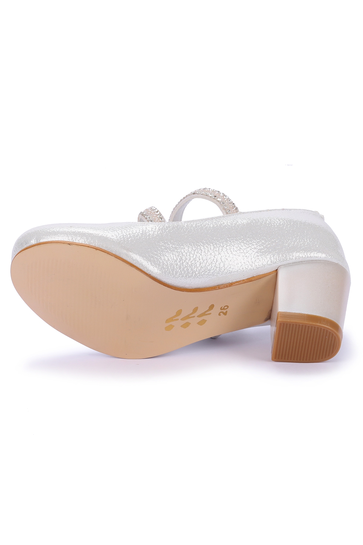 Aisha Günlük Kız Çocuk 4 Cm Topuklu Abiye Ayakkabı Sedef - Görsel 7