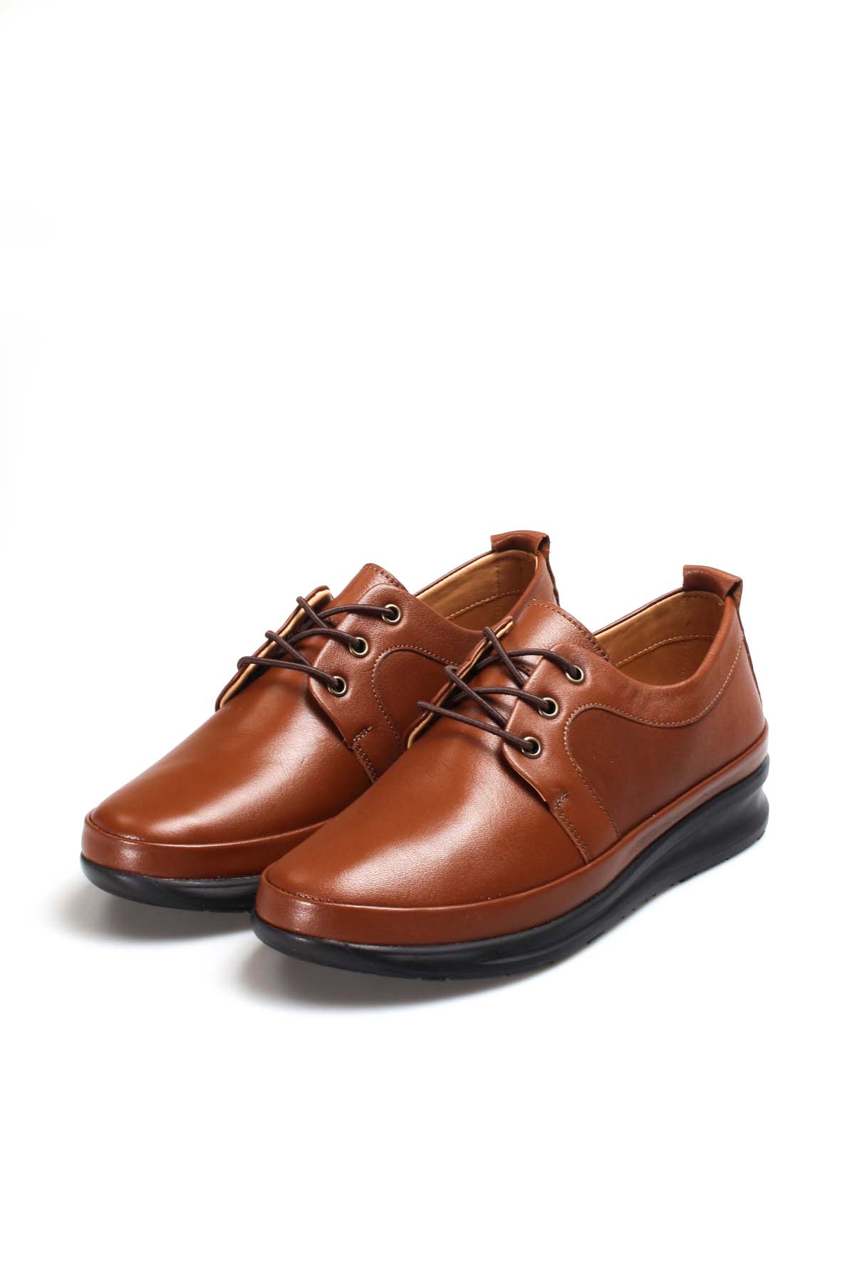 Hakiki Deri Kadın Casual Ayakkabı 864ZA1203 - Görsel 7