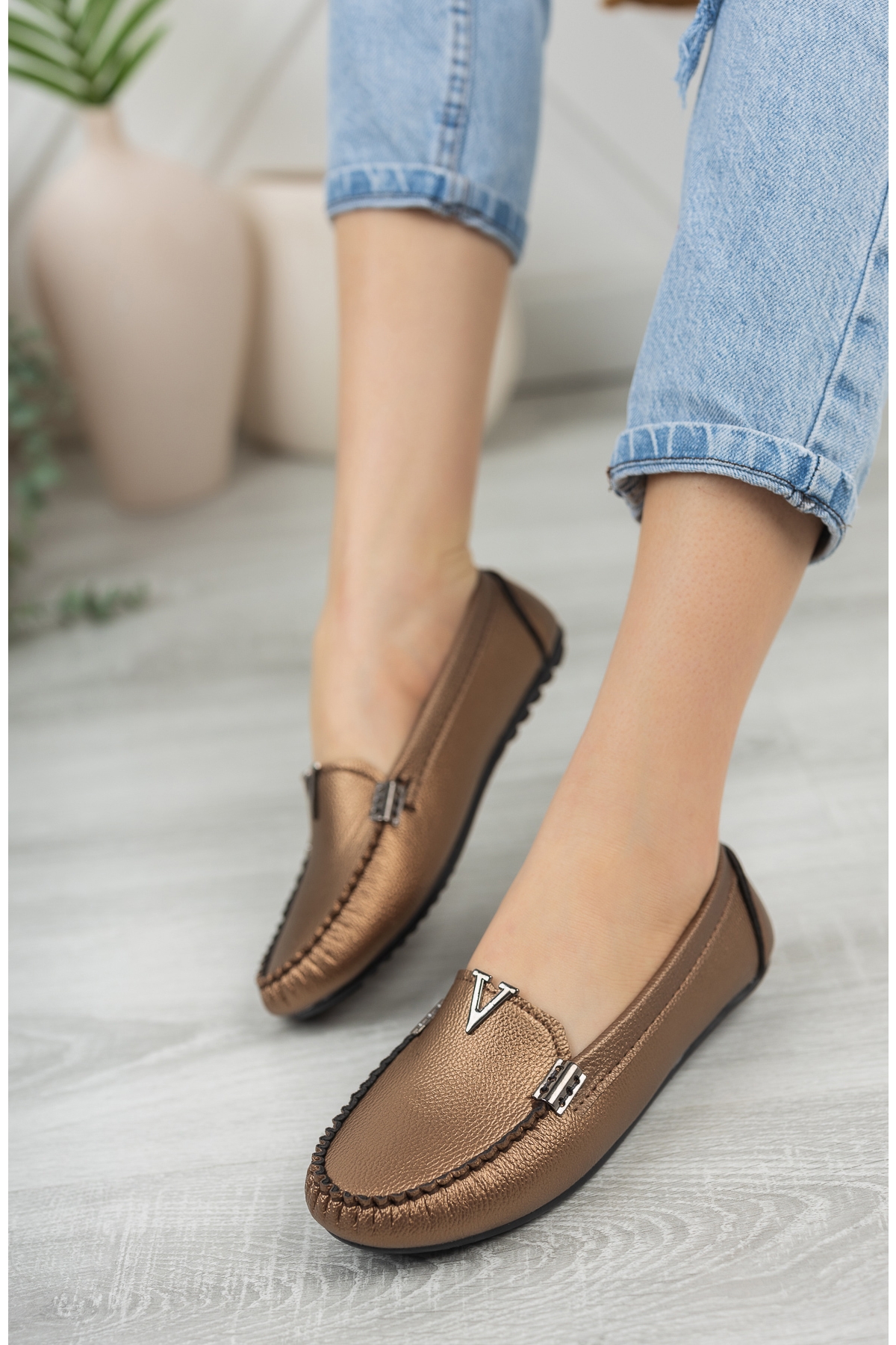 Flora Casual Günlük Kadın Babet Ayakkabı - Görsel 2