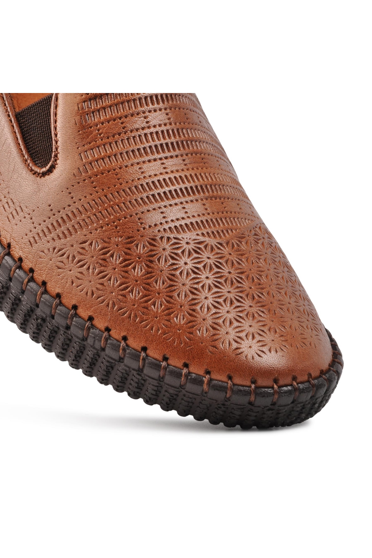 7232 Hakiki Deri Taba Kadın Günlük Ayakkabı - Görsel 5