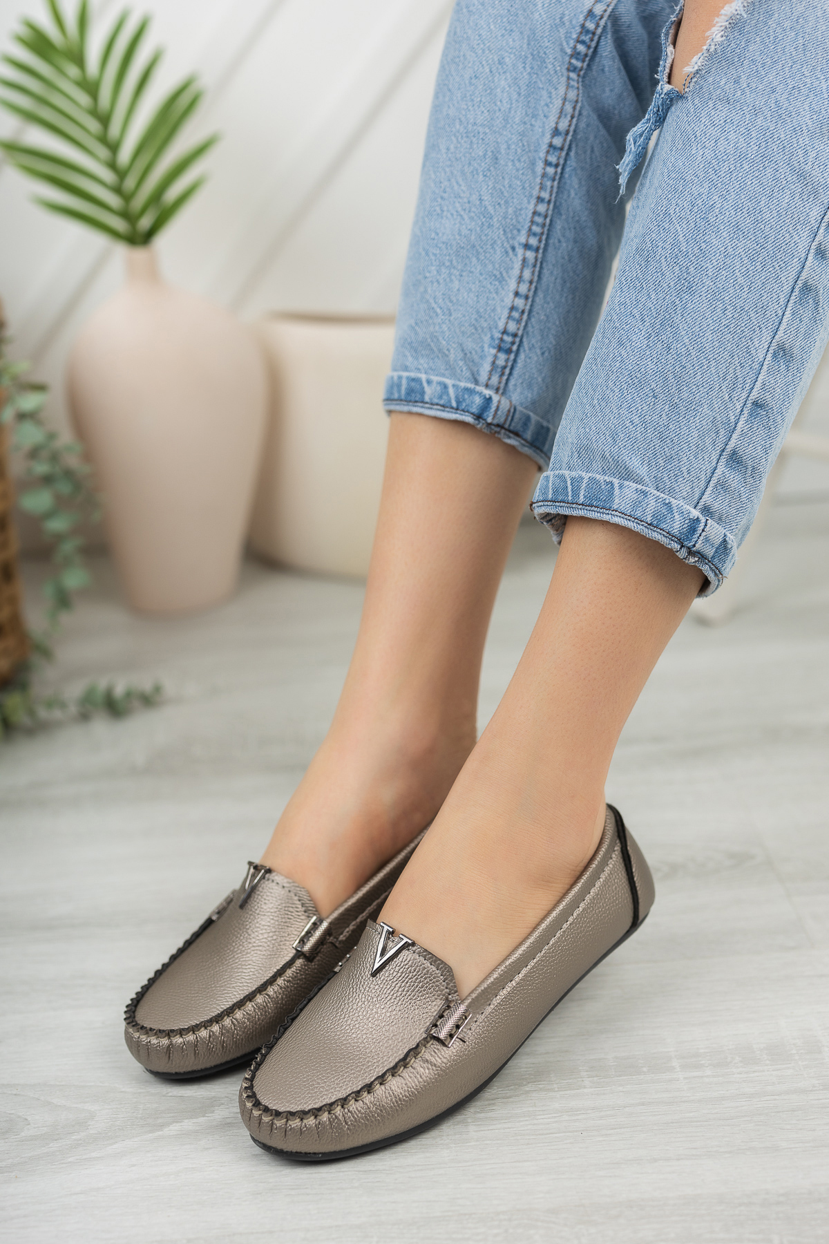 Flora Casual Günlük Kadın Babet Ayakkabı - Görsel 3