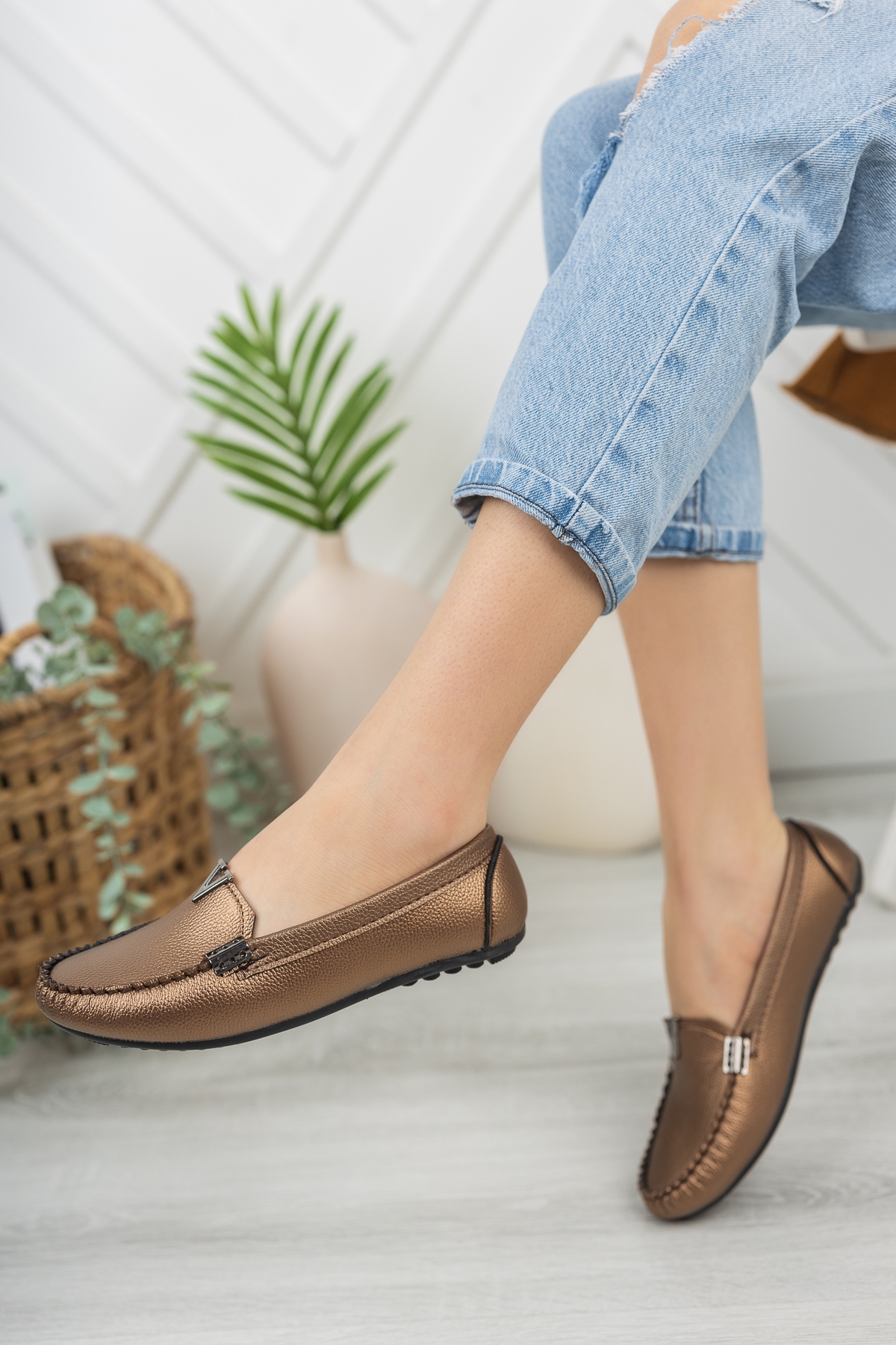 Flora Casual Günlük Kadın Babet Ayakkabı - Görsel 3