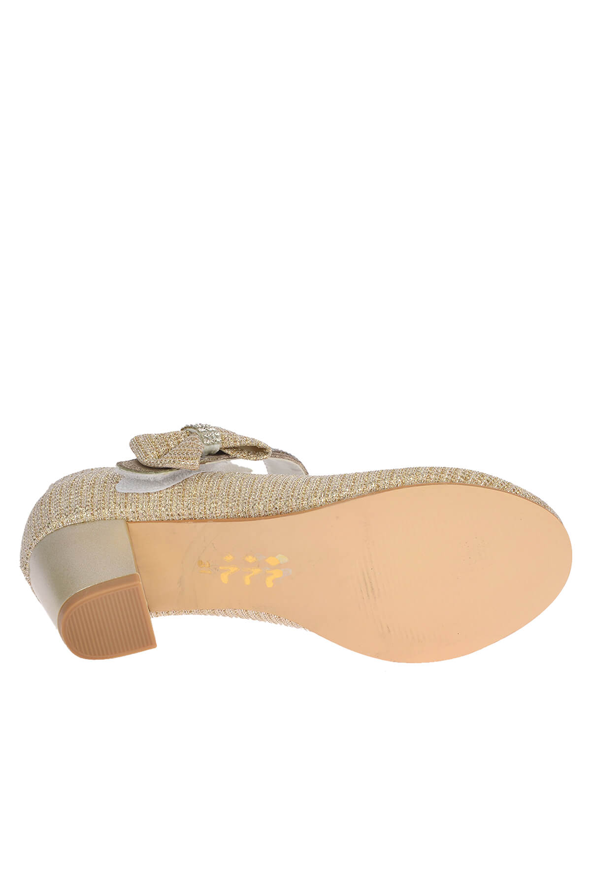 Kiko 752 Çupra Günlük Kız Çocuk 4 Cm Topuk Babet Ayakkabı ALTIN - Görsel 5