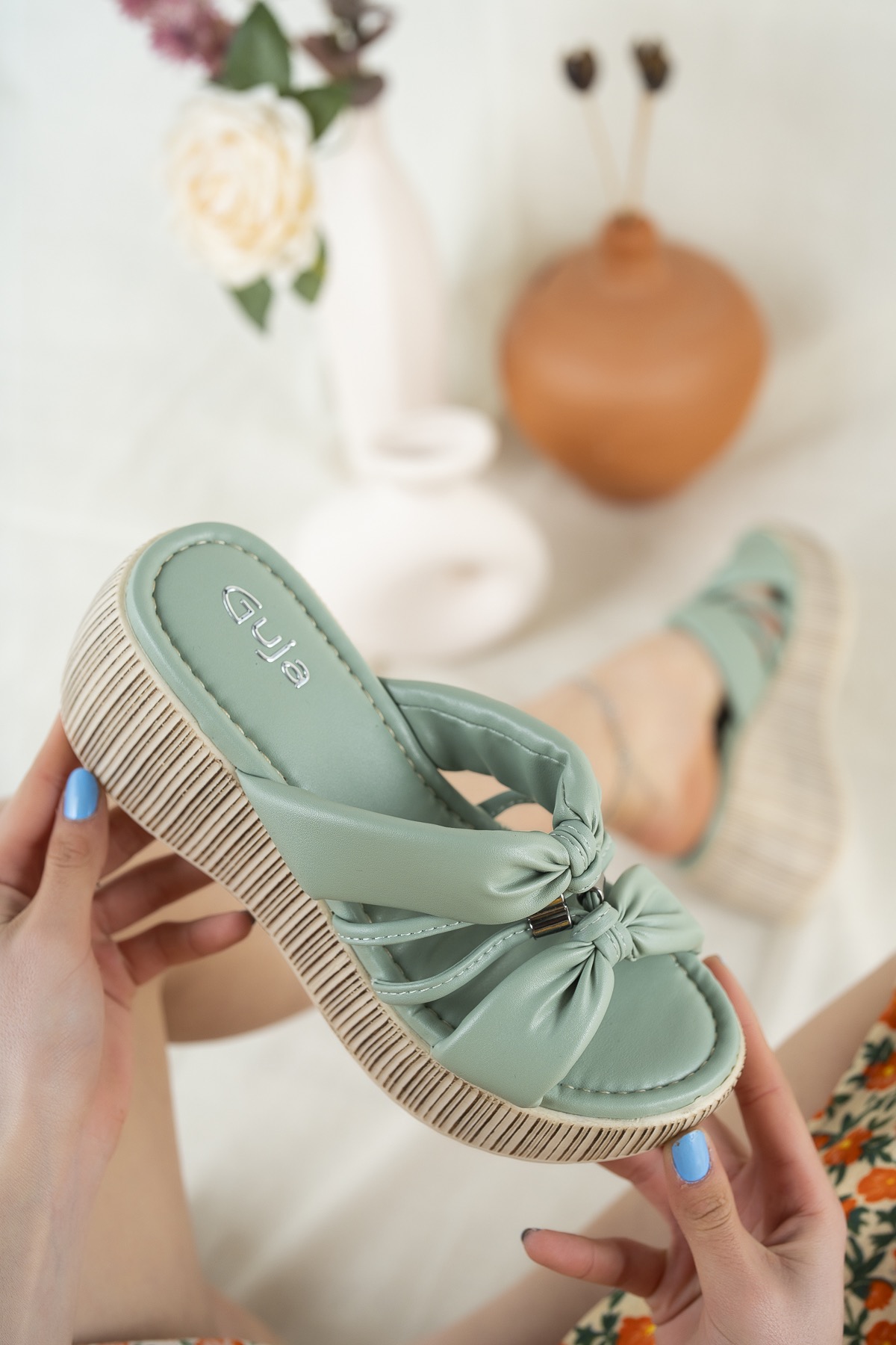 Vanessa Fashion Anatomik Ortopedik Kadın Terlik - Görsel 3