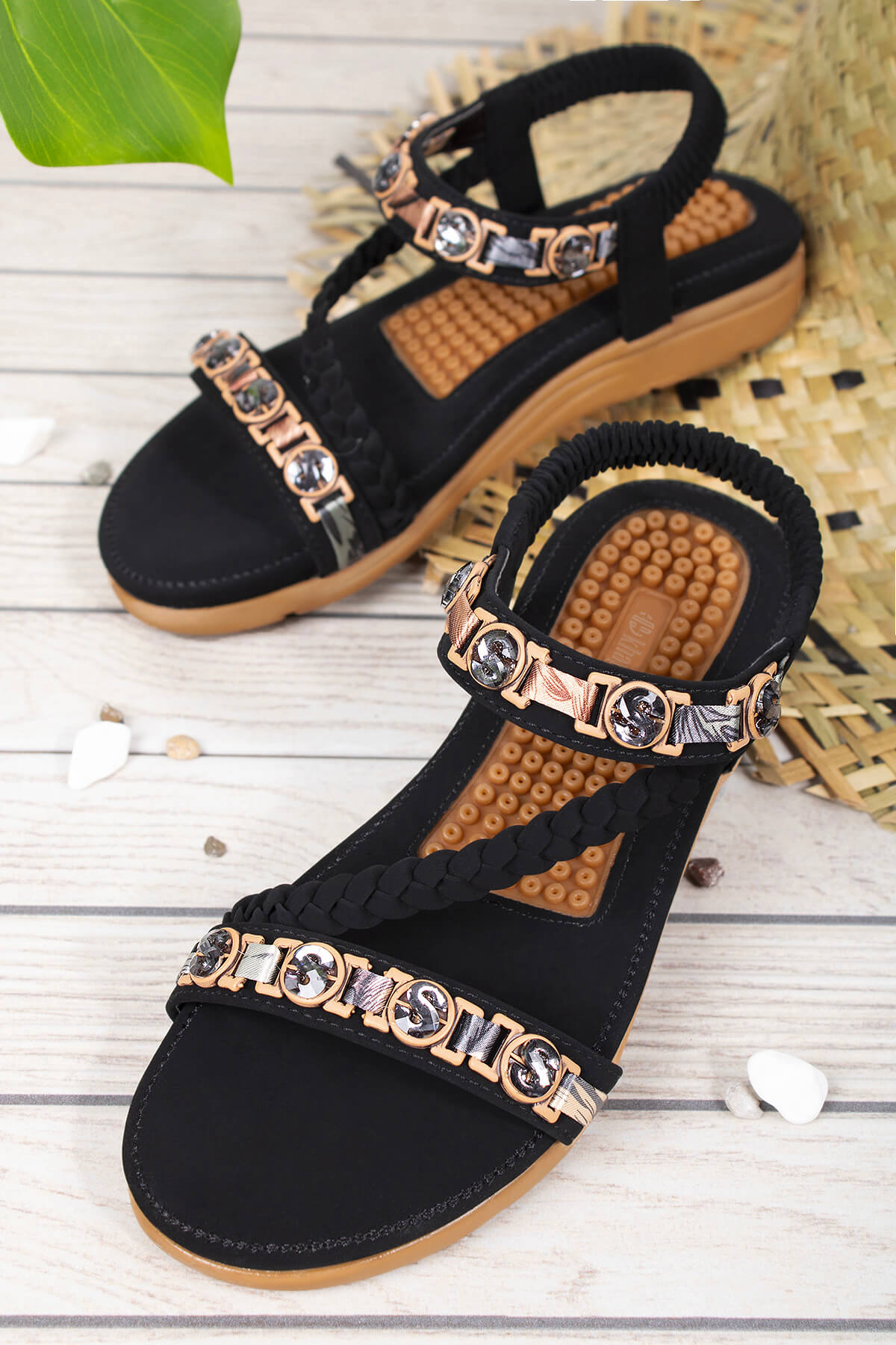 Norse Anatomik Guja Fashion Günlük Kadın Sandalet - Görsel 2