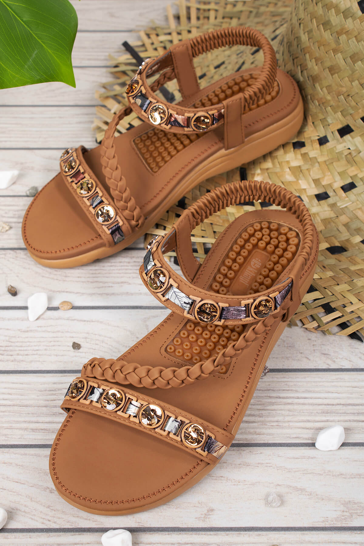 Norse Anatomik Guja Fashion Günlük Kadın Sandalet - Görsel 2