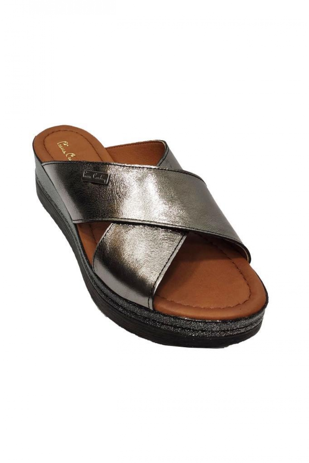 6081 Deri Ortopedik Kadın Terlik - Görsel 2