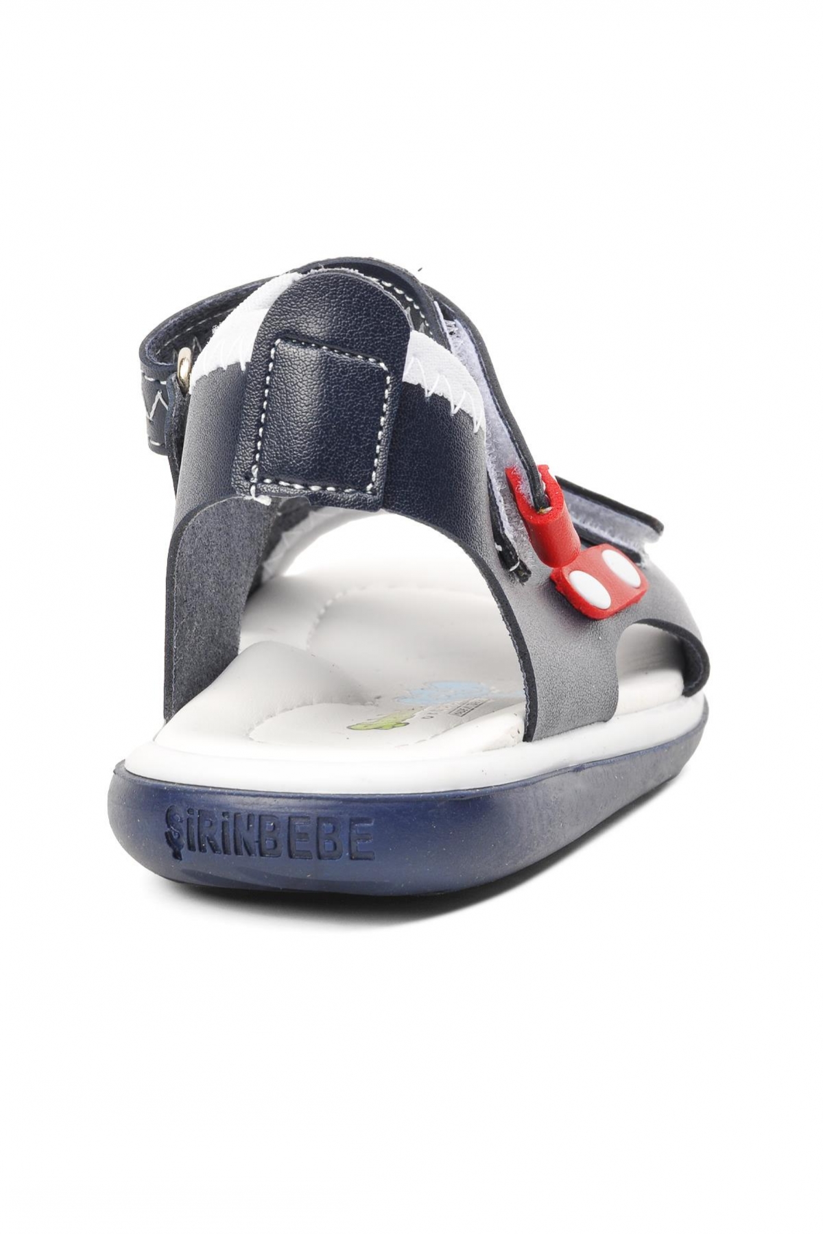 22Y05 Lacivert-Kırmızı-Beyaz Comfort Erkek Çocuk Sandalet - Görsel 5