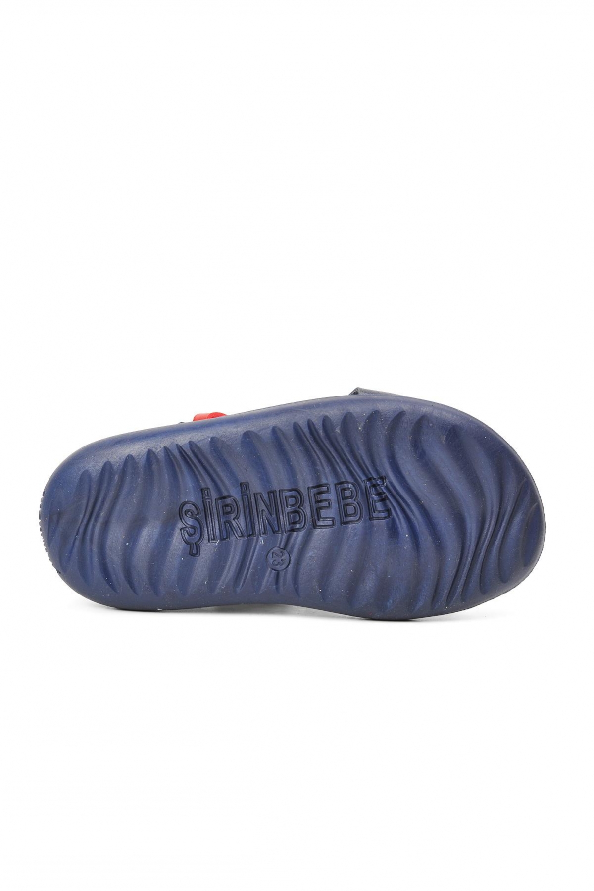 22Y05 Lacivert-Kırmızı-Beyaz Comfort Erkek Çocuk Sandalet - Görsel 6