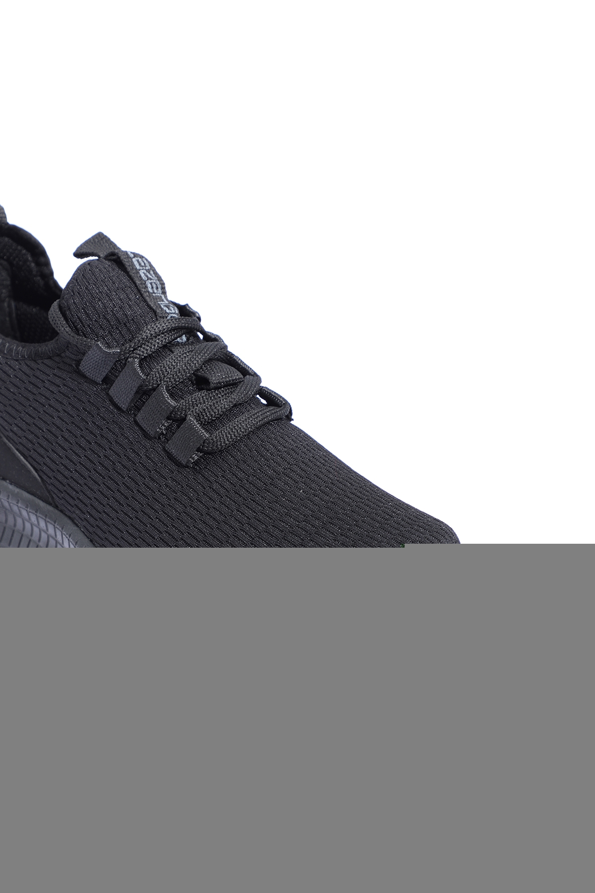 ABENA Sneaker Kadın Ayakkabı Siyah / K.Gri - Görsel 5