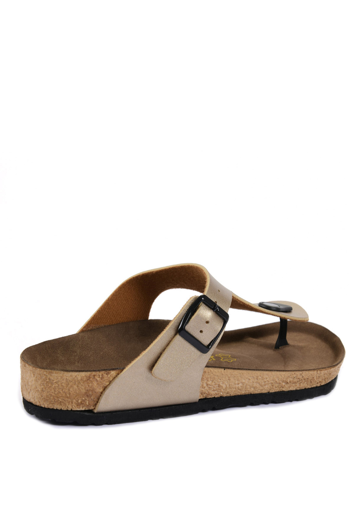 LUKE Kadın Terlik Altın - Görsel 4