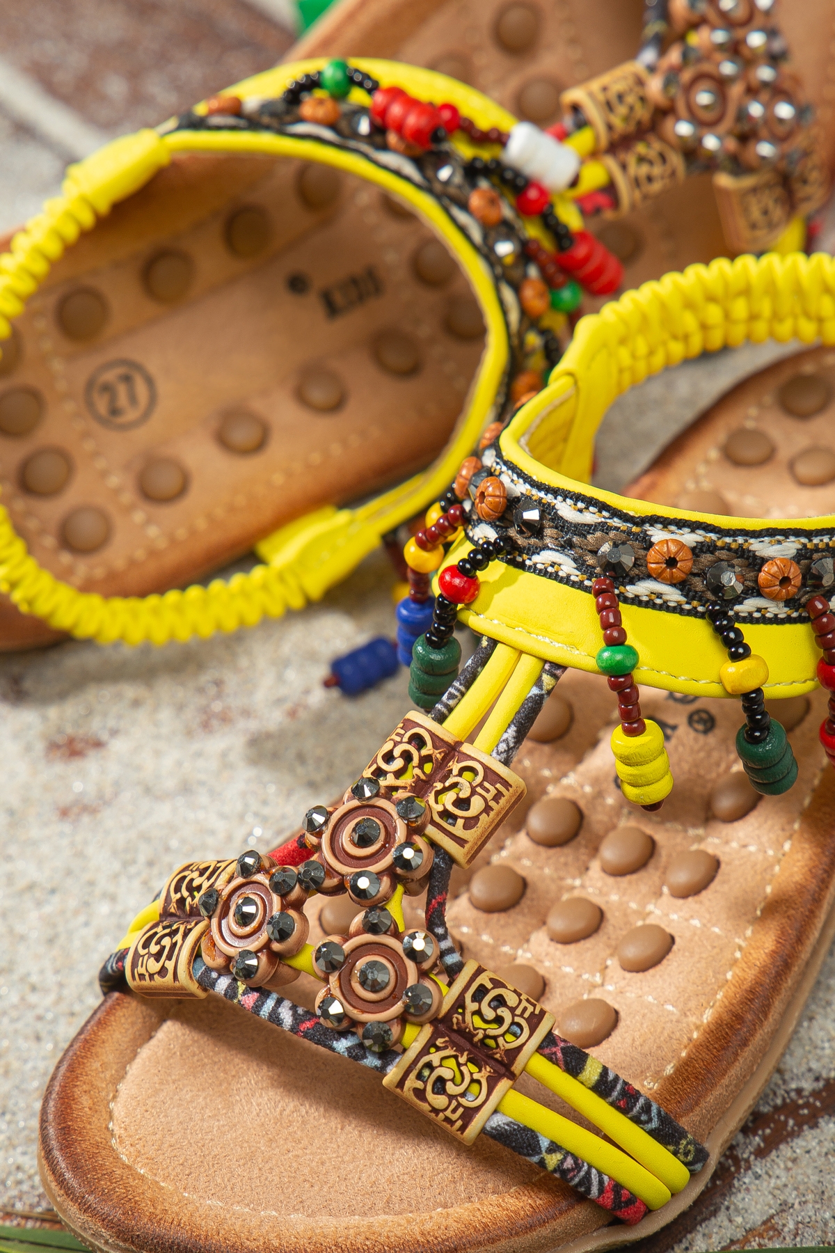 Alice Anatomik Fashion Taşlı Çocuk Sandalet - Görsel 3