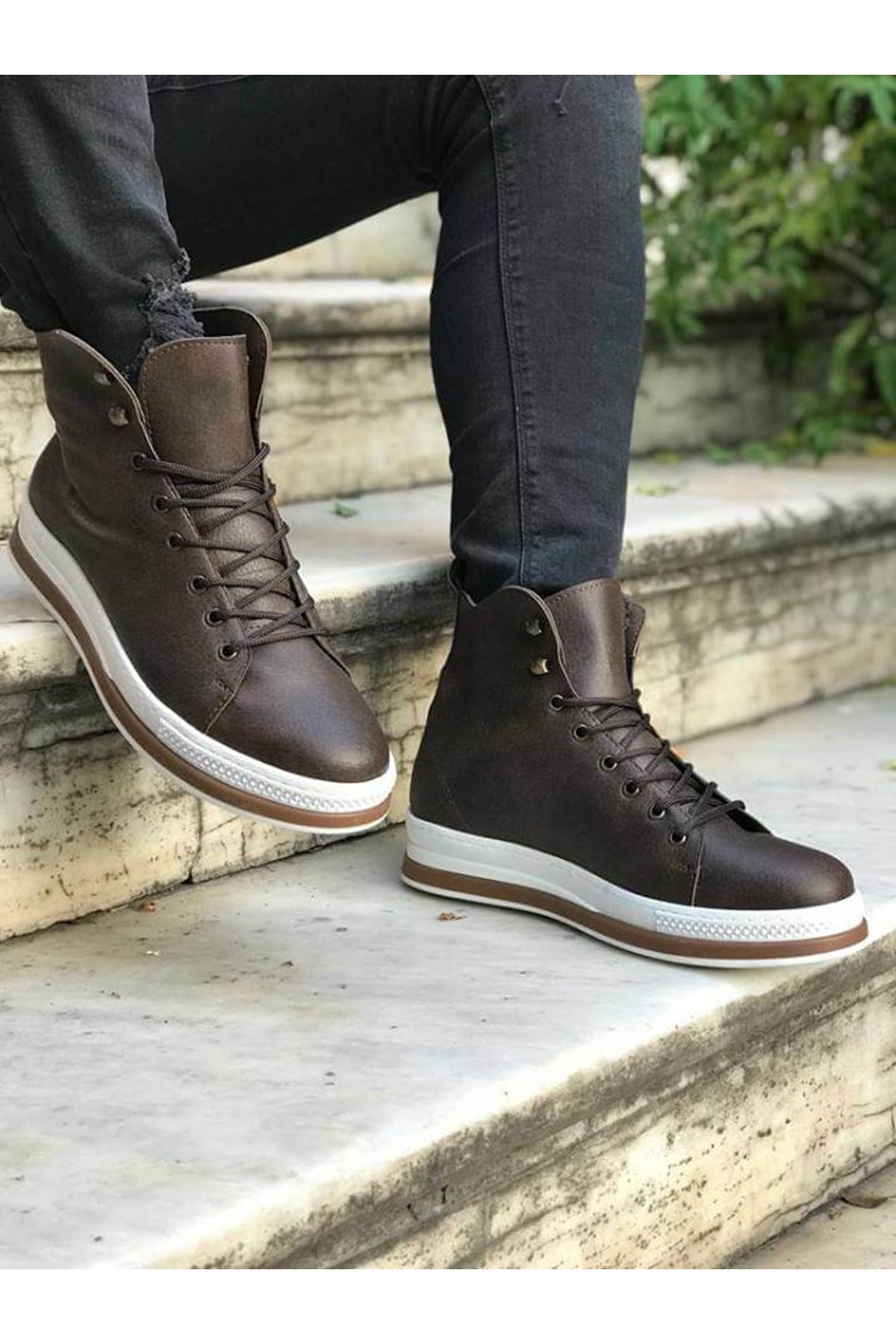 CH055 CBT Between Erkek Bot KAHVE - Görsel 3