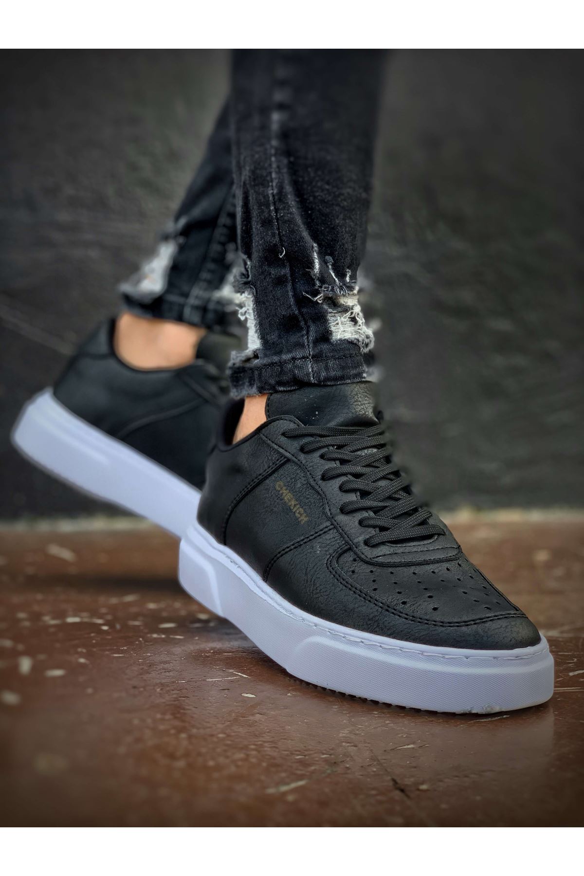 CH087 CBT Kenton Erkek Ayakkabı SIYAH/SIYAH - Görsel 3