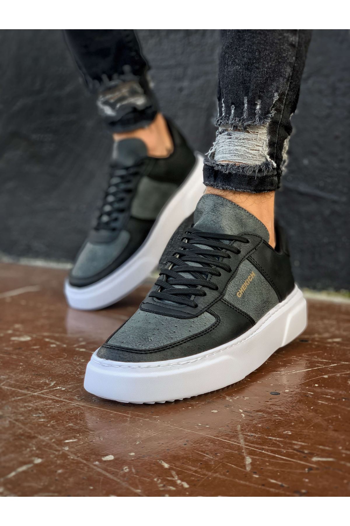 CH087 CBT Kenton Erkek Ayakkabı SIYAH/SIYAH - Görsel 3