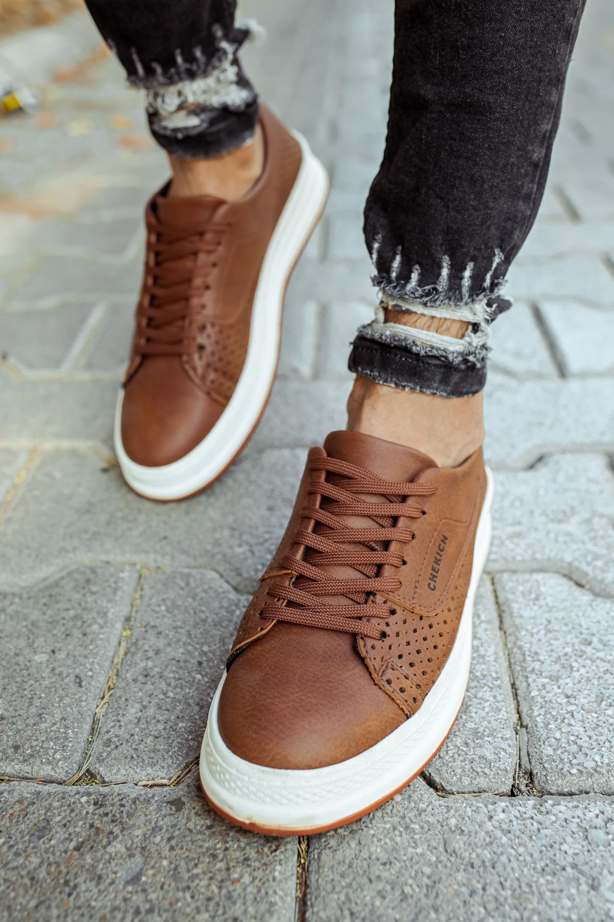 CH043 CBT Cowien Erkek Ayakkabi TABA - Görsel 5