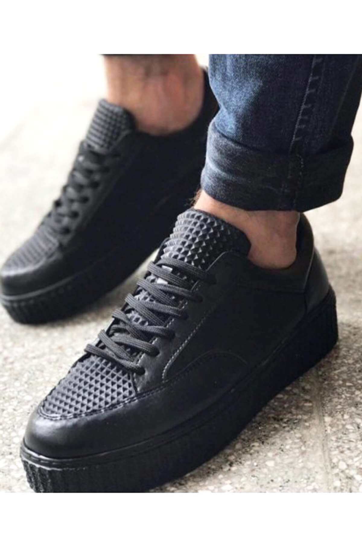 CH017 FST Pyramid Erkek Ayakkabı SIYAH - Görsel 3