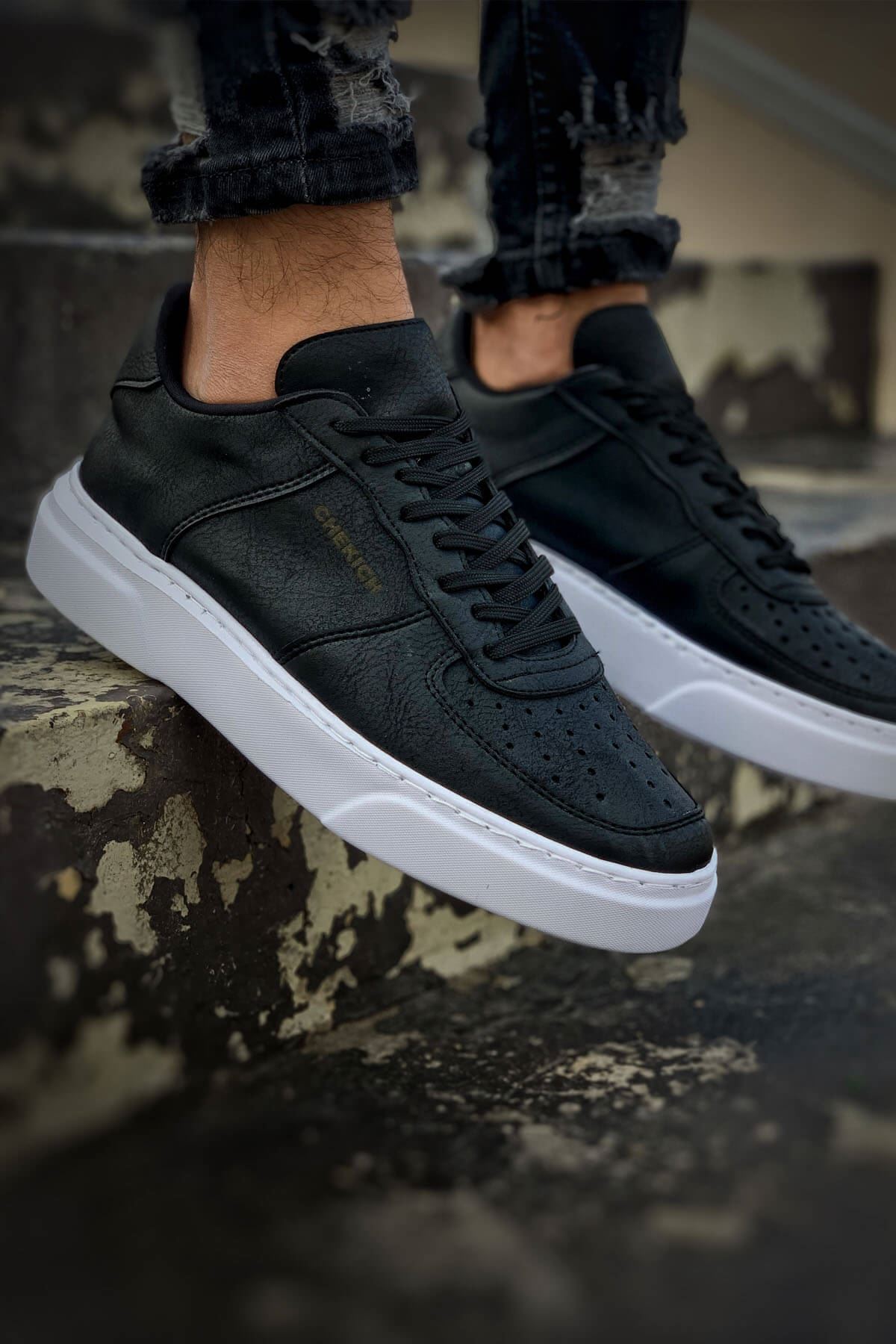 CH087 CBT Kenton Erkek Ayakkabı SIYAH/SIYAH - Görsel 2