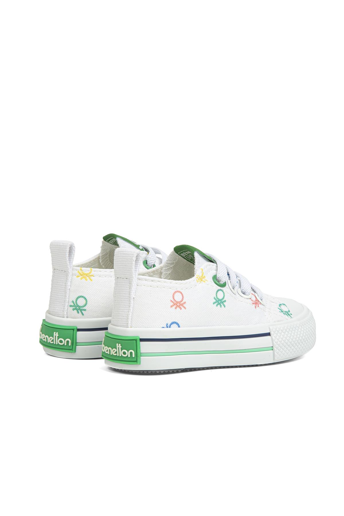 ® | BN-30661 - 3394 Beyaz - Çocuk Spor Ayakkabı - Görsel 4