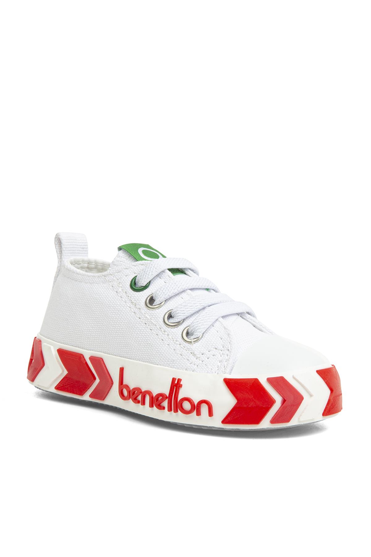 ® | BN-30642 - 3394 Beyaz Fuşya - Çocuk Spor Ayakkabı - Görsel 3