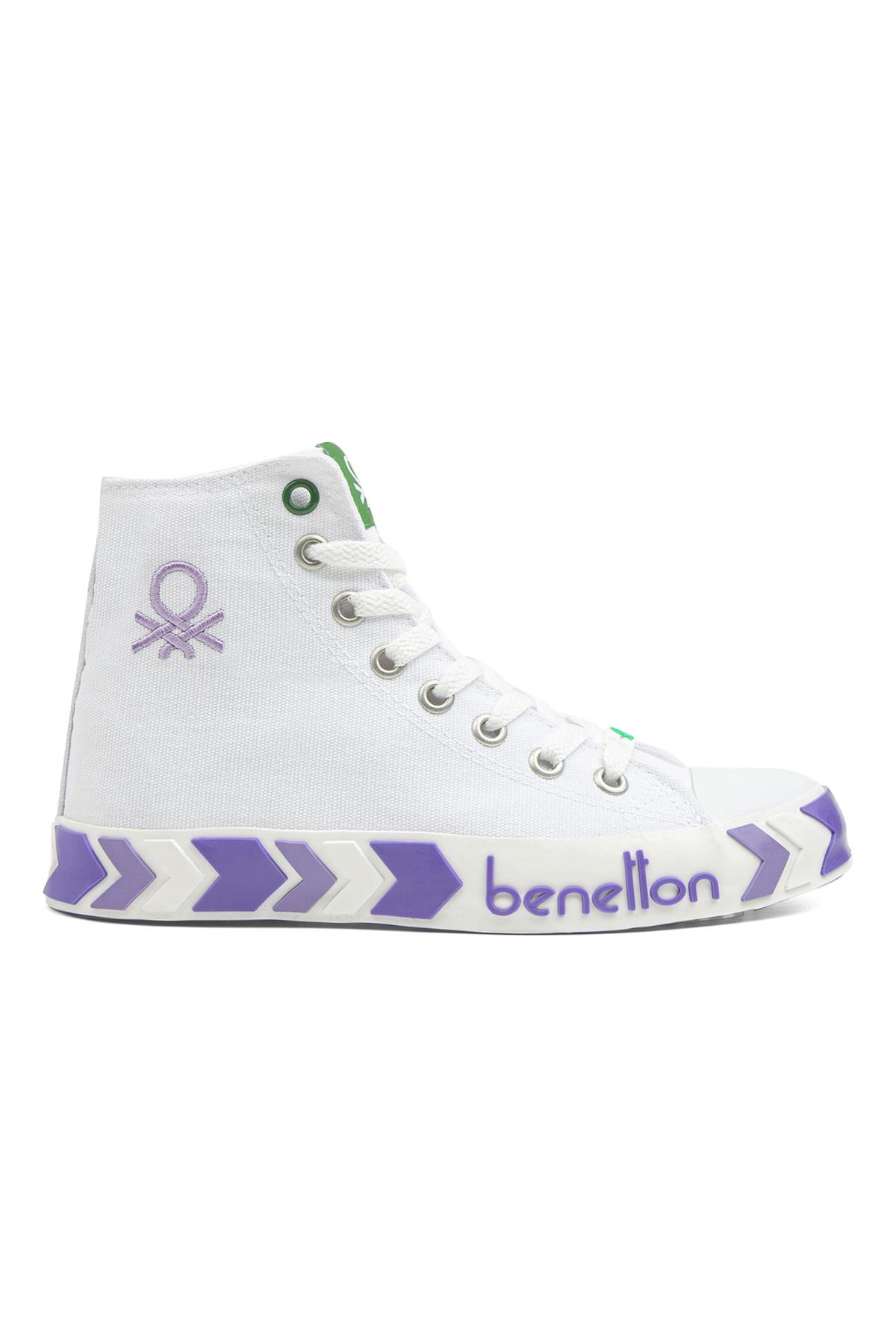 ® | BN-30634-3374 Beyaz Lila - Çocuk Spor Ayakkabı - Görsel 2