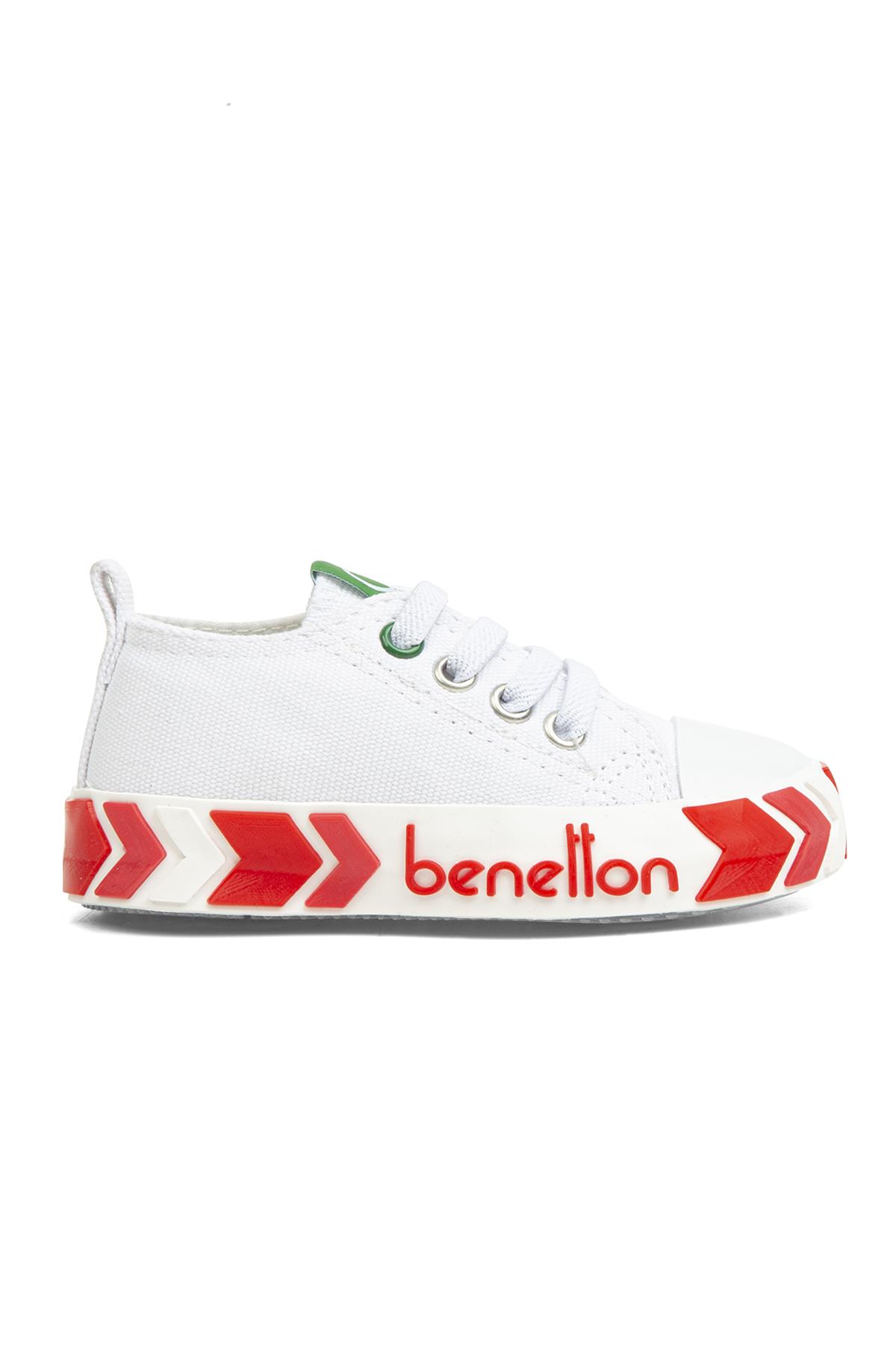 ® | BN-30642 - 3394 Beyaz Fuşya - Çocuk Spor Ayakkabı - Görsel 2