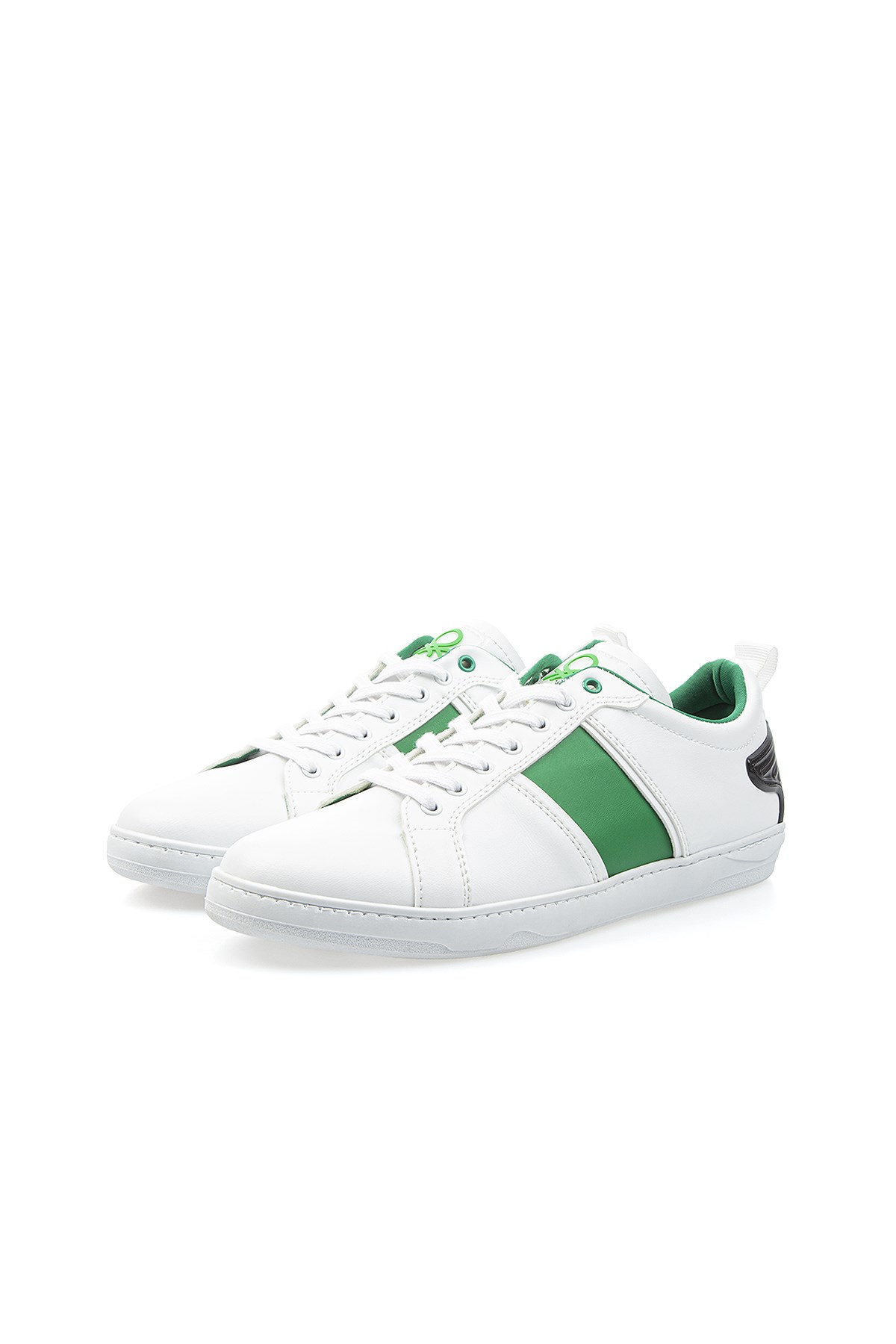 ® | BN-30138 - 3488 Beyaz Yeşil - Erkek Spor Ayakkabı - Görsel 4