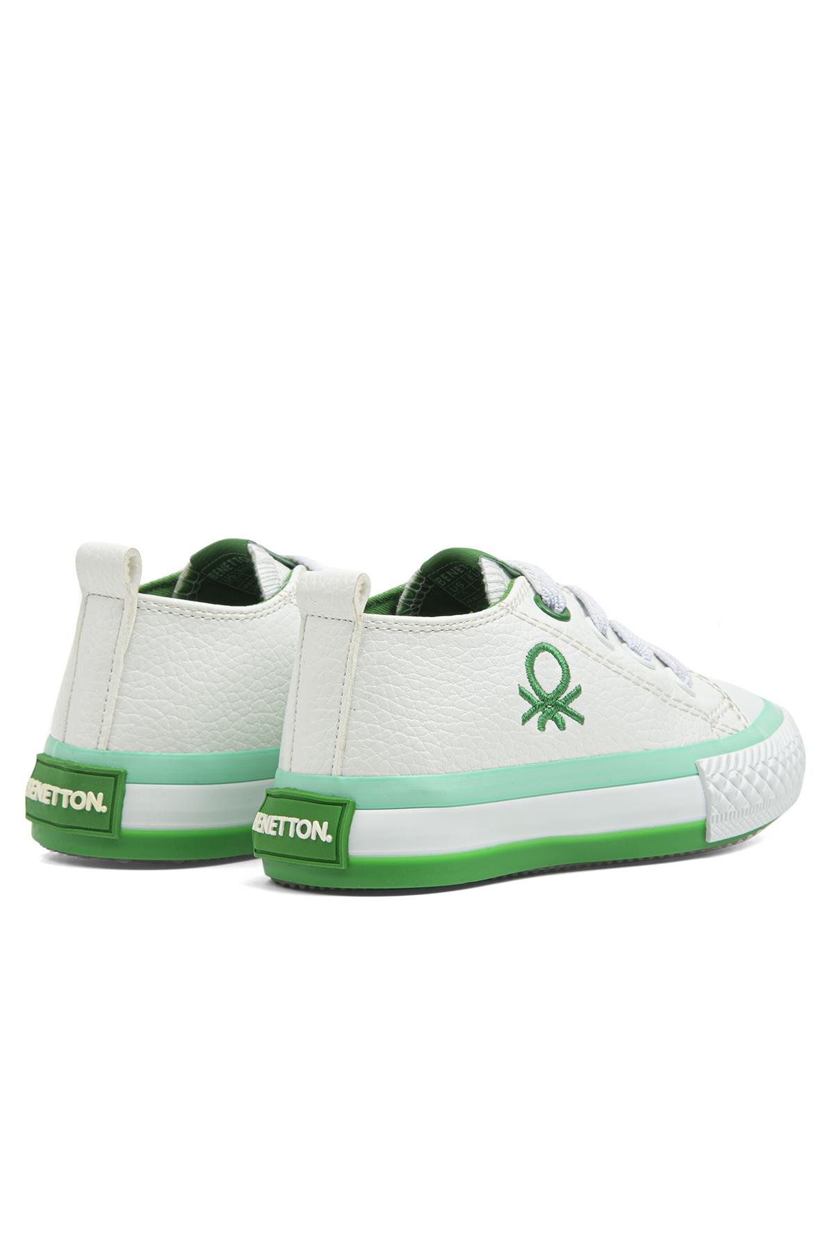 ® | BN-30444 - 3394 Beyaz - Çocuk Spor Ayakkabı - Görsel 4