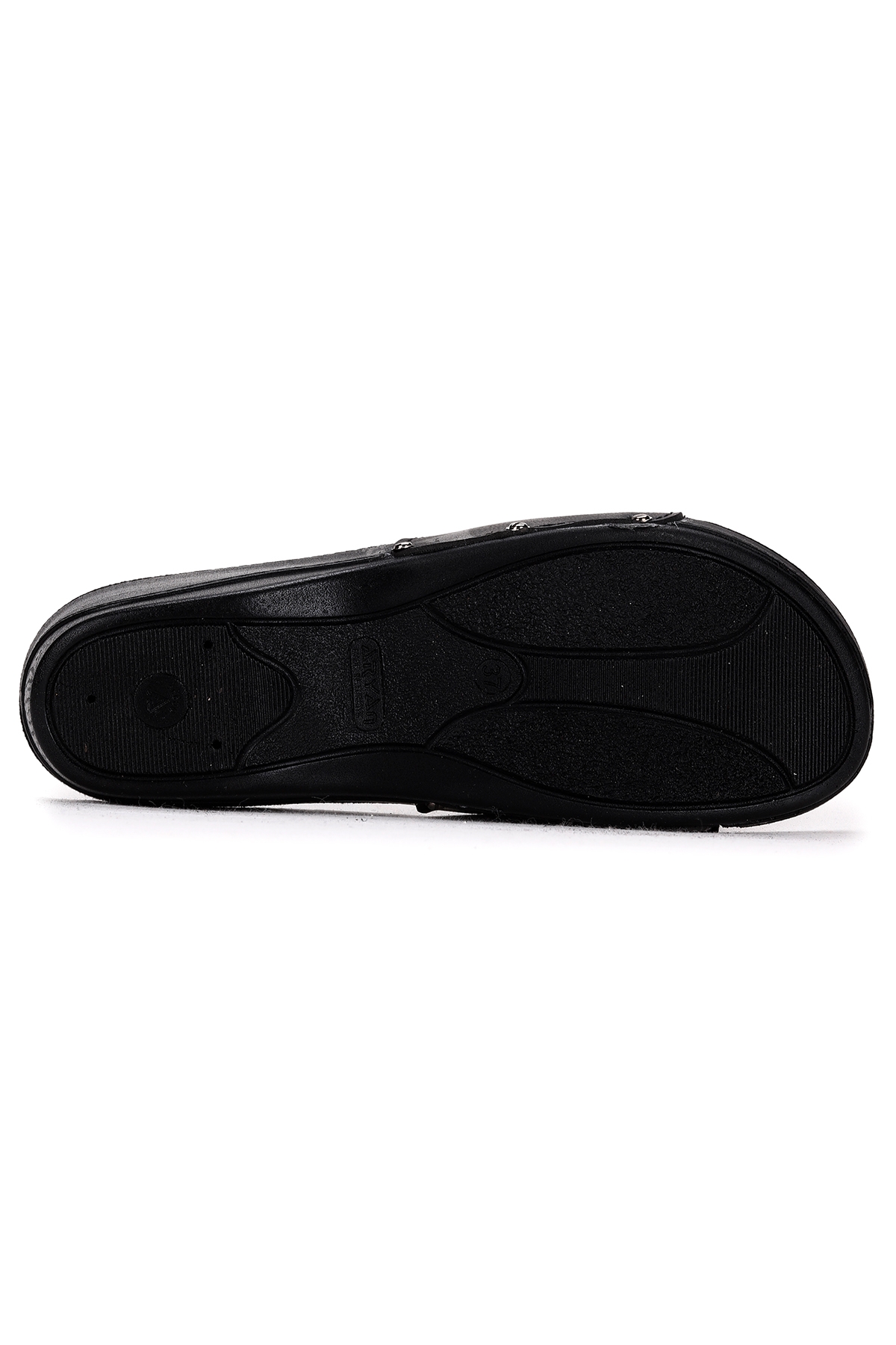 Günlük 4 Cm Topuklu Jelli Kadın Terlik Ary 68-787 Siyah - Görsel 8