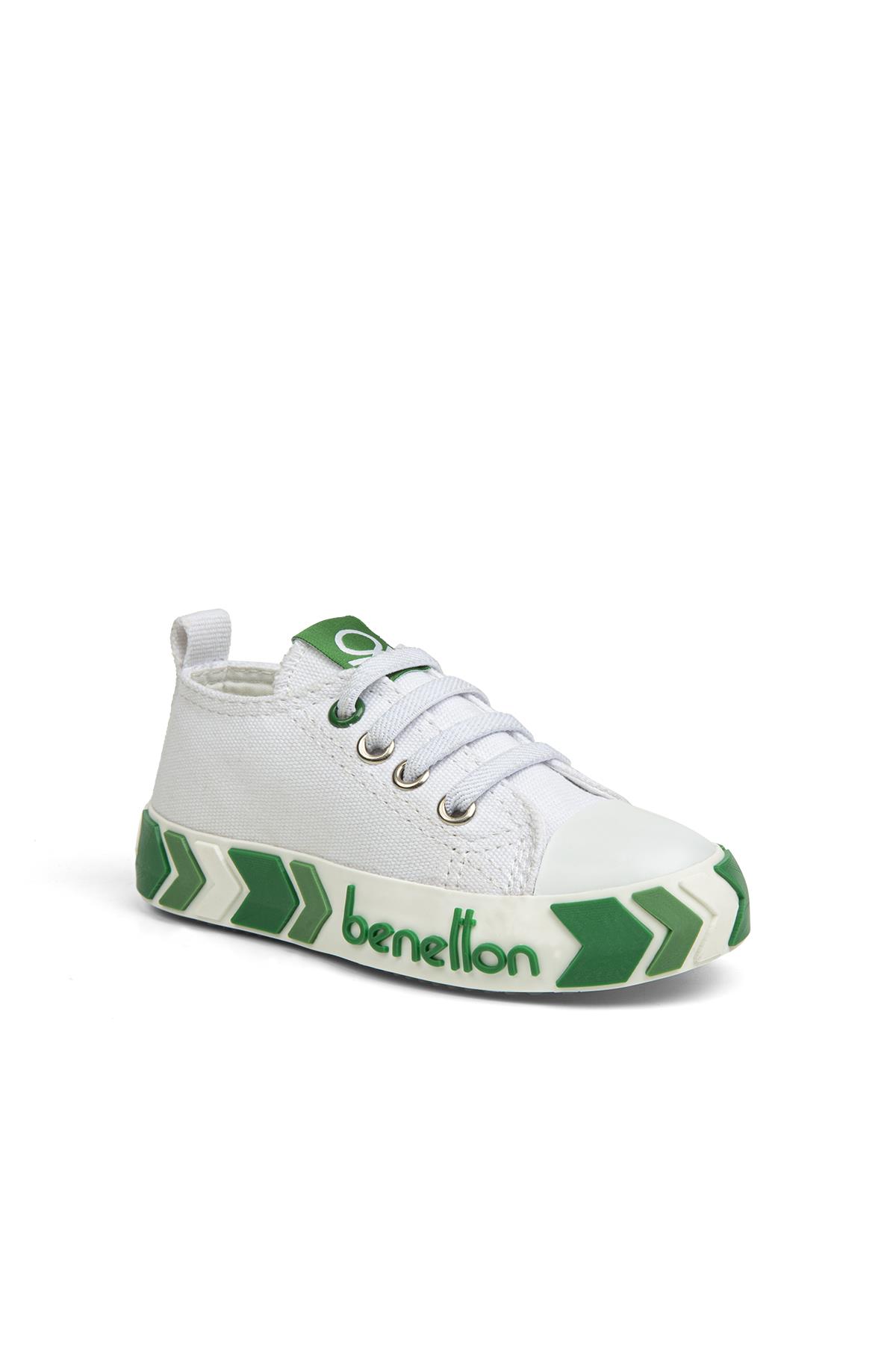® | BN-30642 - 3394 Beyaz Yeşil - Çocuk Sneakers - Görsel 3