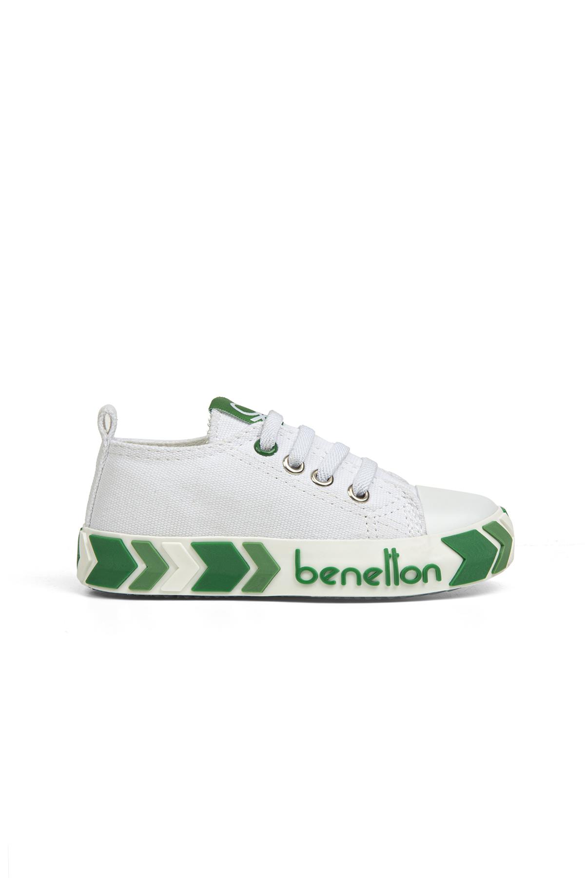 ® | BN-30642 - 3394 Beyaz Yeşil - Çocuk Sneakers