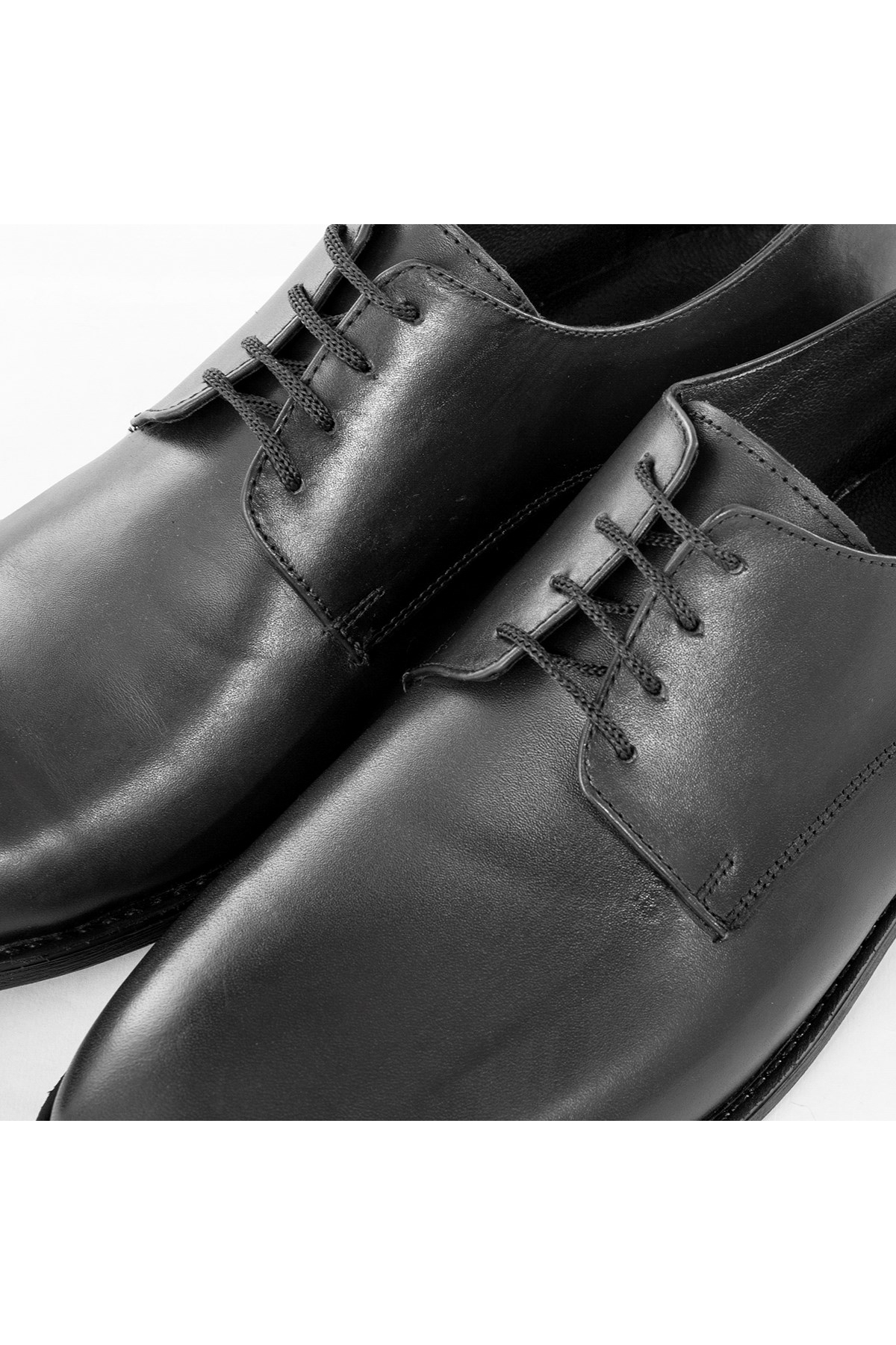 Ducavelli Pierro Hakiki Deri Erkek Klasik Ayakkabı, Derby Klasik Ayakkabı - Görsel 4