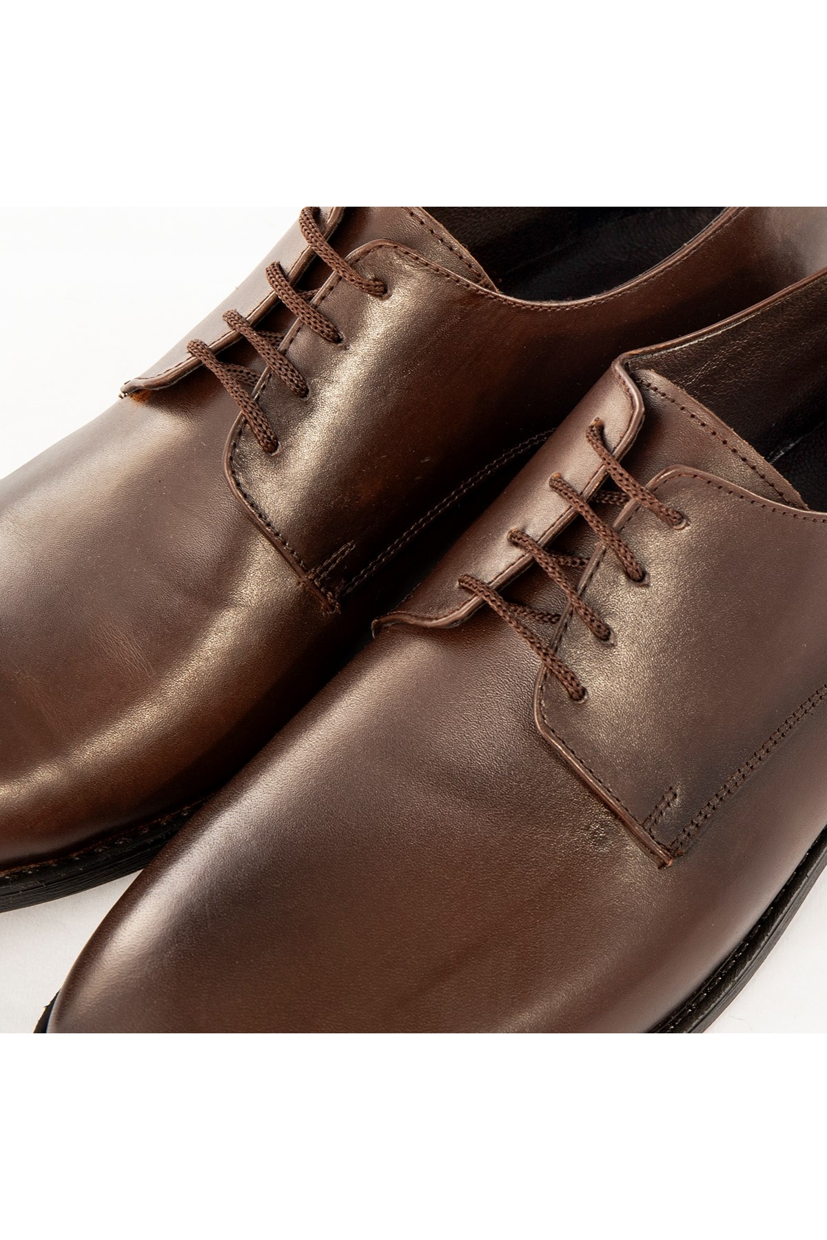 Pierro Hakiki Deri Erkek Klasik Ayakkabı, Derby Klasik Ayakkabı - Görsel 4