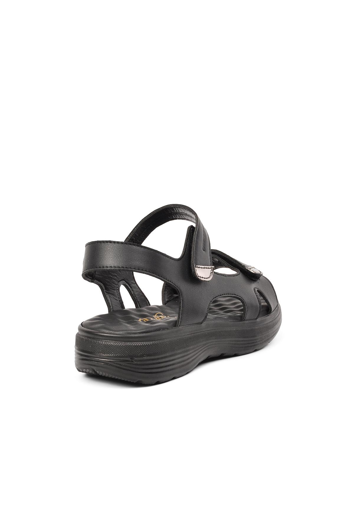 336 Siyah Kadın Sandalet - Görsel 5