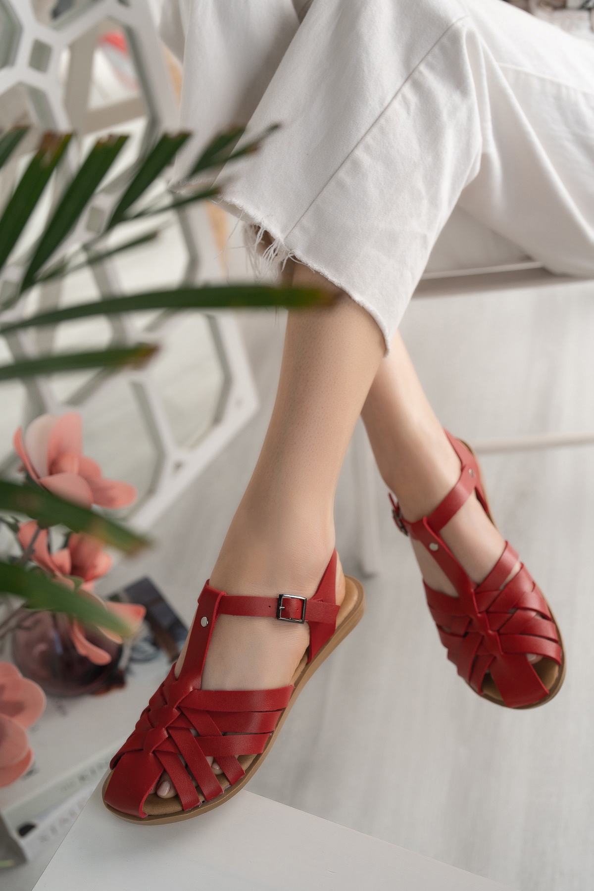 Nely Anatomik Ortopedik Günlük Kadın Sandalet - Görsel 3